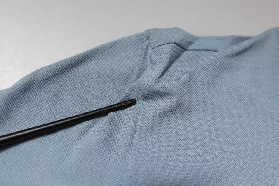 Dolce & Gabbana Blue Cotton Button Down Casual Men Polo Shirt | Regal Royce