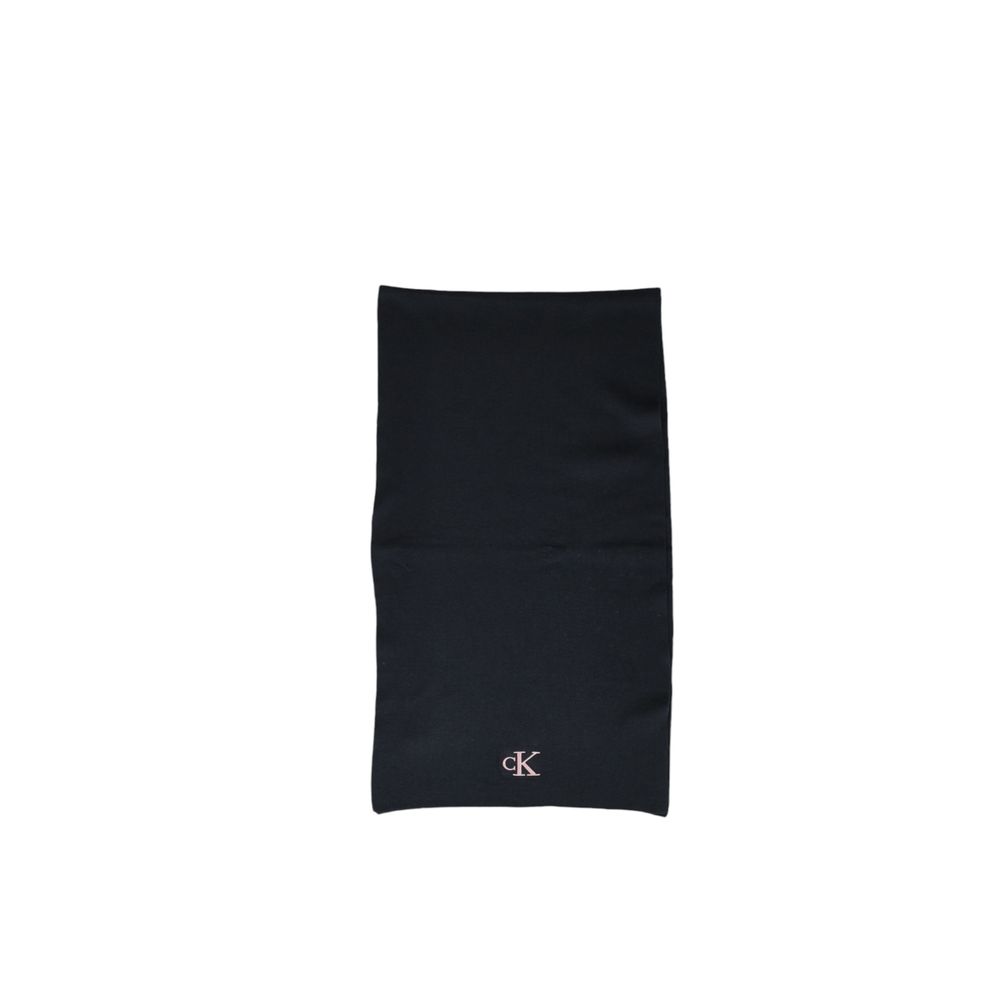 Calvin Klein Black Recycled Polyester Scarf | Regal Royce