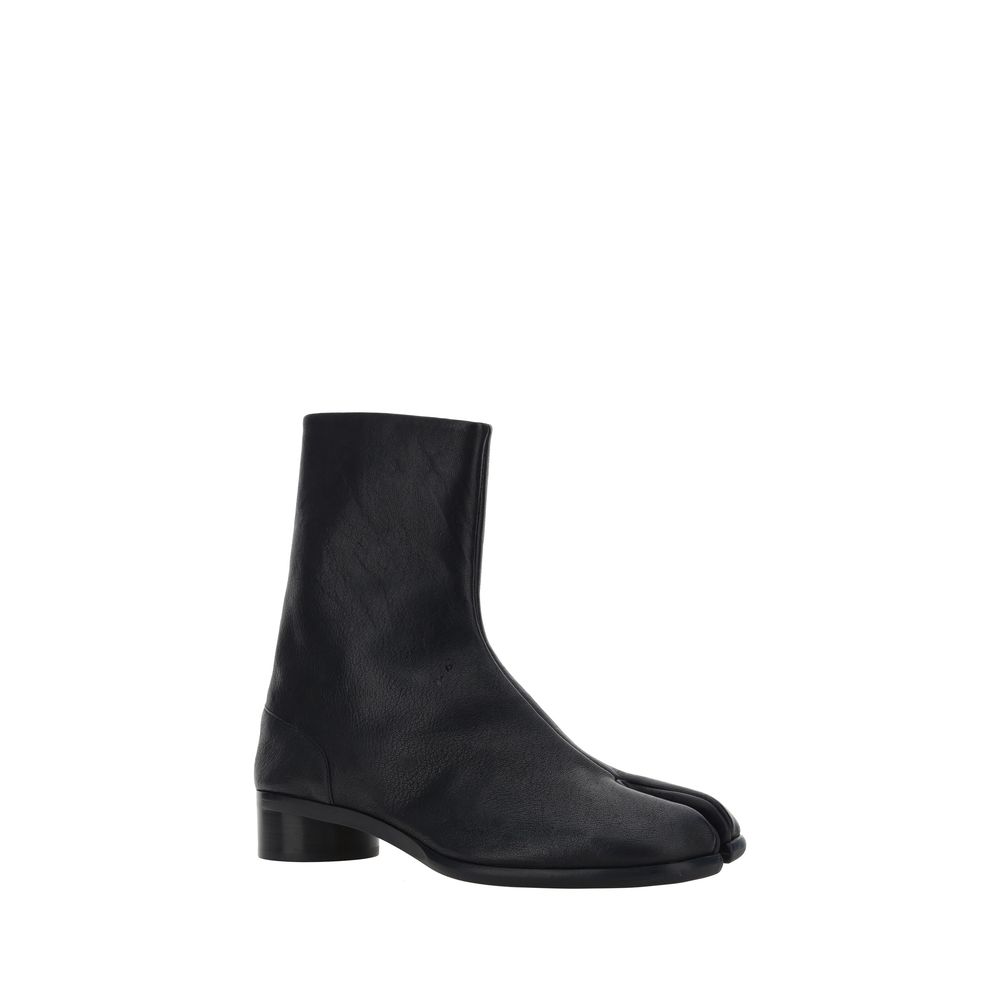 Margiela Black Camel Hair  Boots | Regal Royce