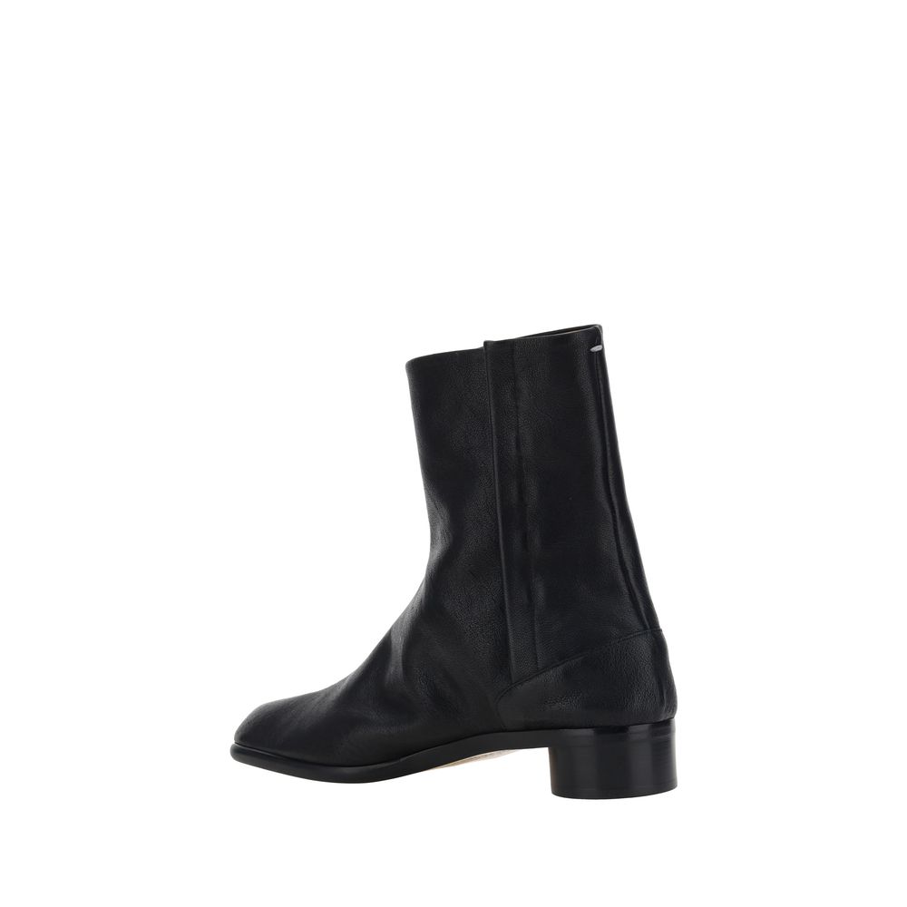 Margiela Black Camel Hair  Boots | Regal Royce