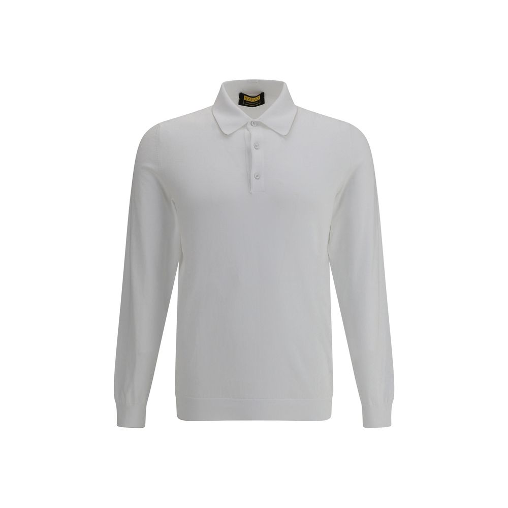 Svevo White Cotton Polo Shirt | Regal Royce