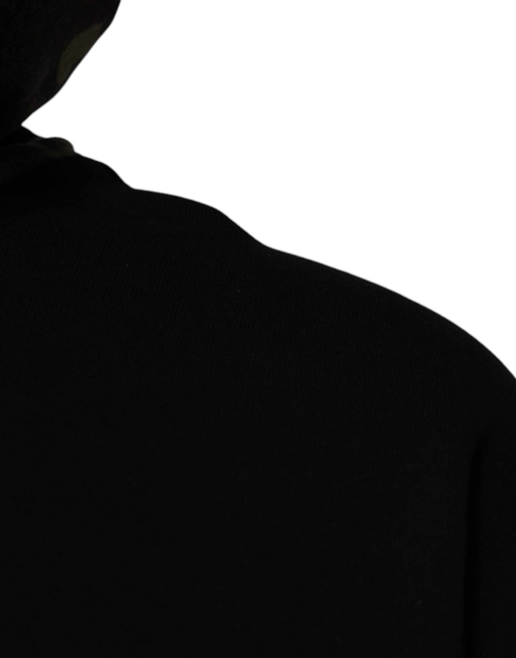 Dolce & Gabbana Black Camouflage Hooded Sweatshirt Sweater | Regal Royce