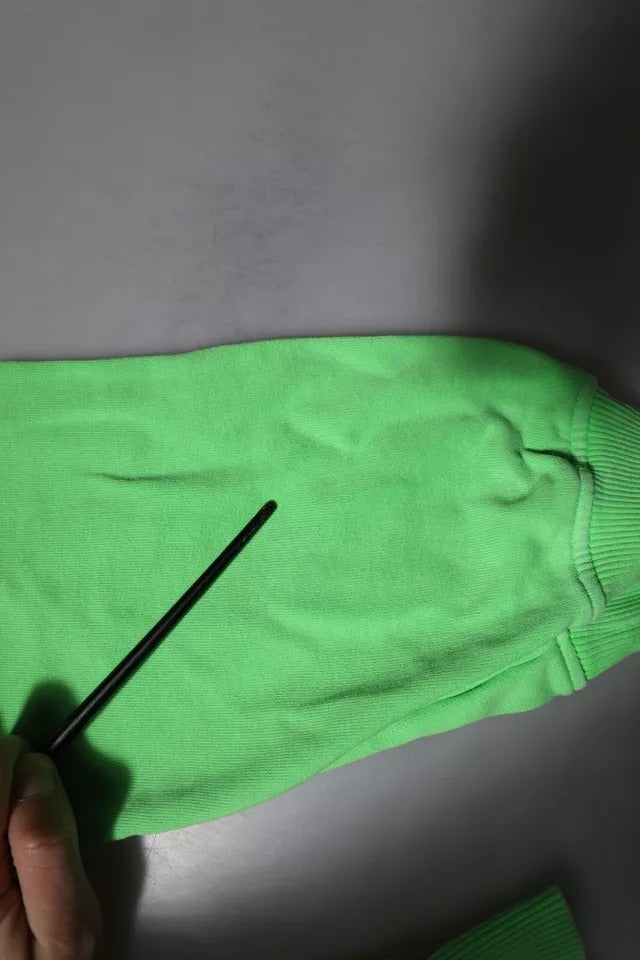 Dolce & Gabbana Green Logo Hooded Pullover Sweatshirt Sweater | Regal Royce