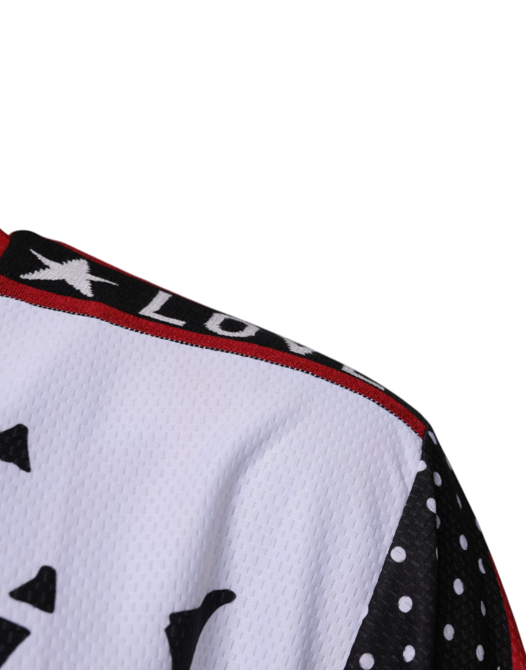 Dolce & Gabbana Multicolor King Panda Print Zipper Collar T-shirt | Regal Royce