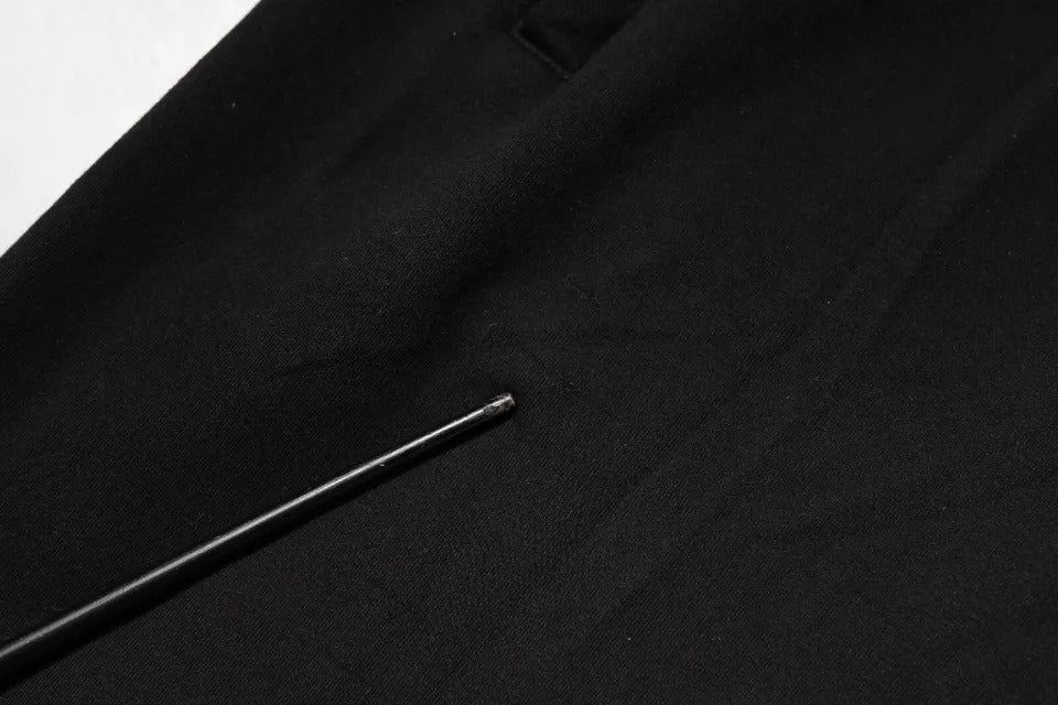 Dolce & Gabbana Black Cotton Jogger Jogging Pants | Regal Royce