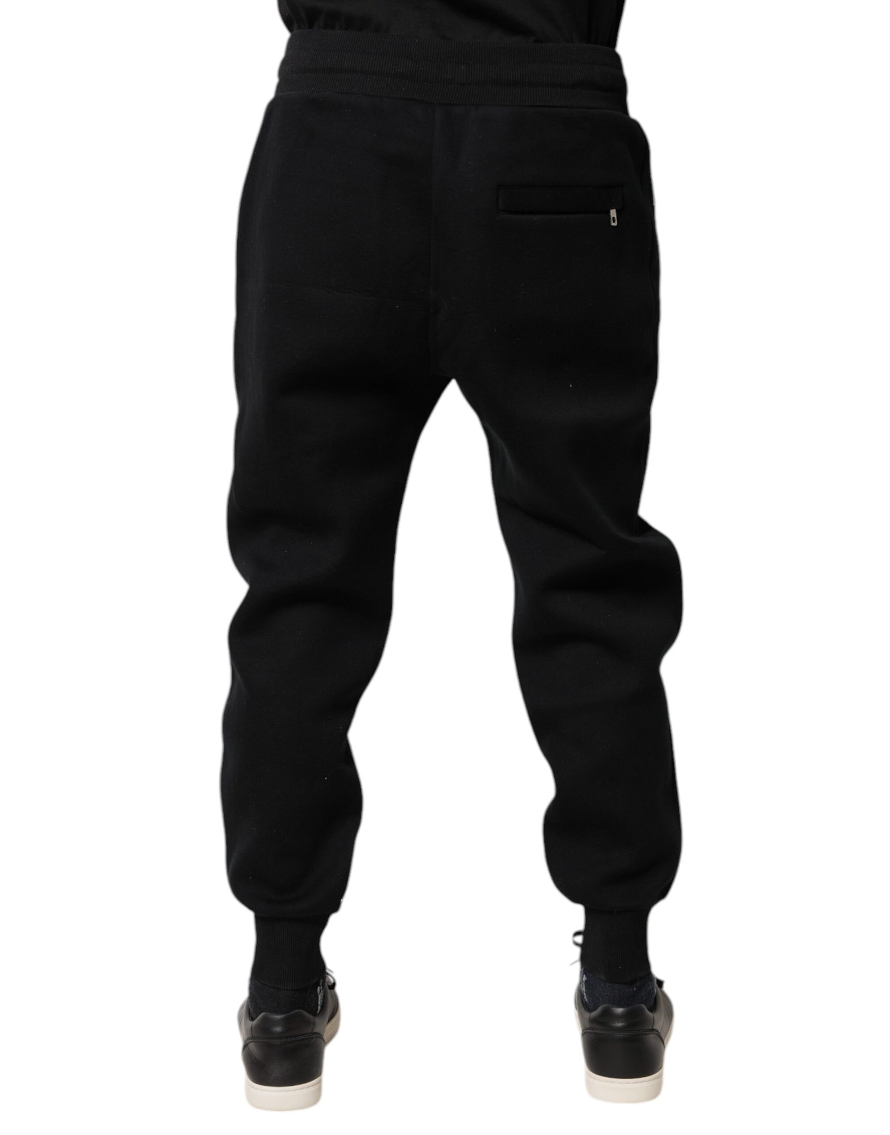 Dolce & Gabbana Black Modal Jogger Jogging Pants | Regal Royce