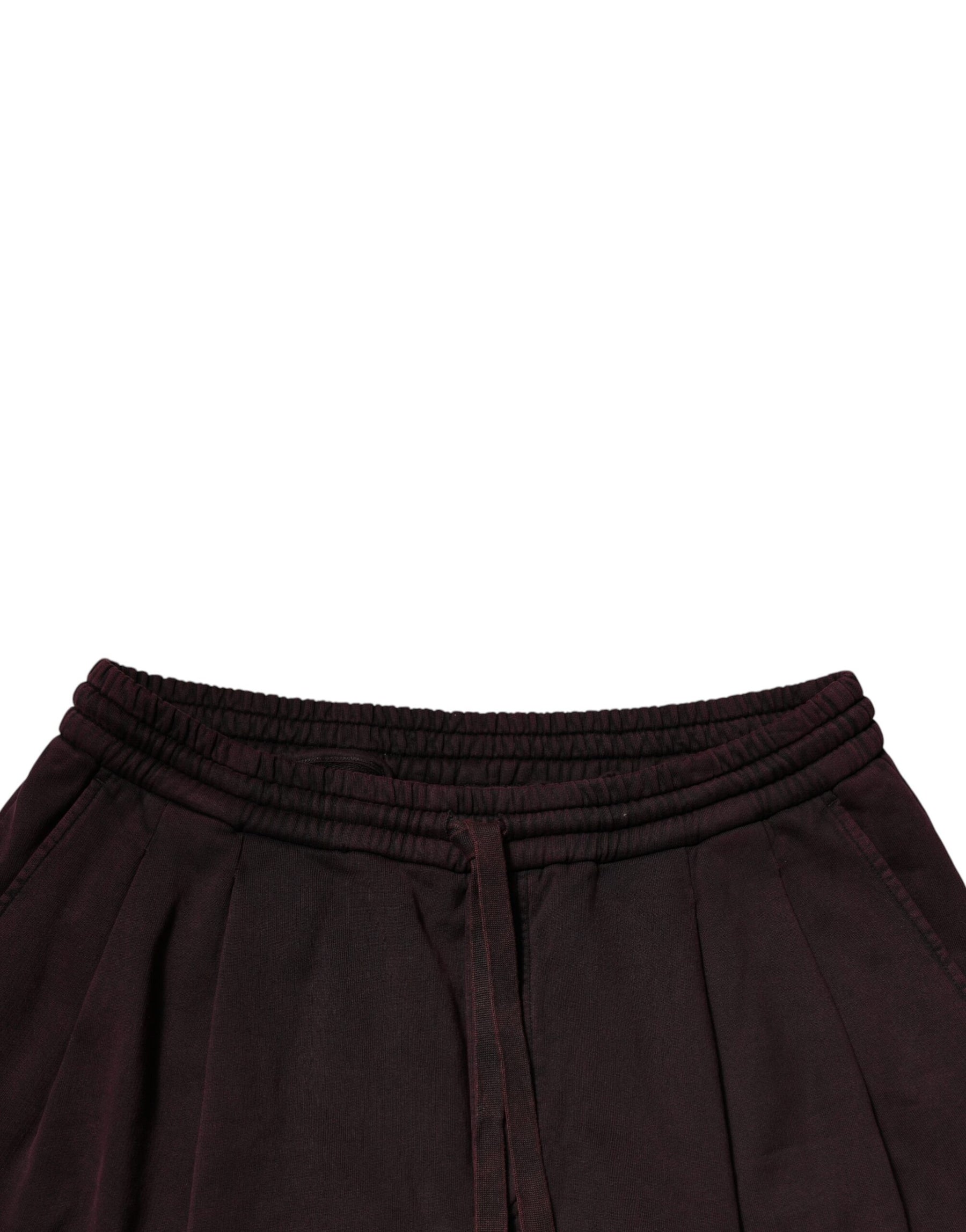 Dolce & Gabbana Dark Violet Cotton Cargo Jogger Pants | Regal Royce