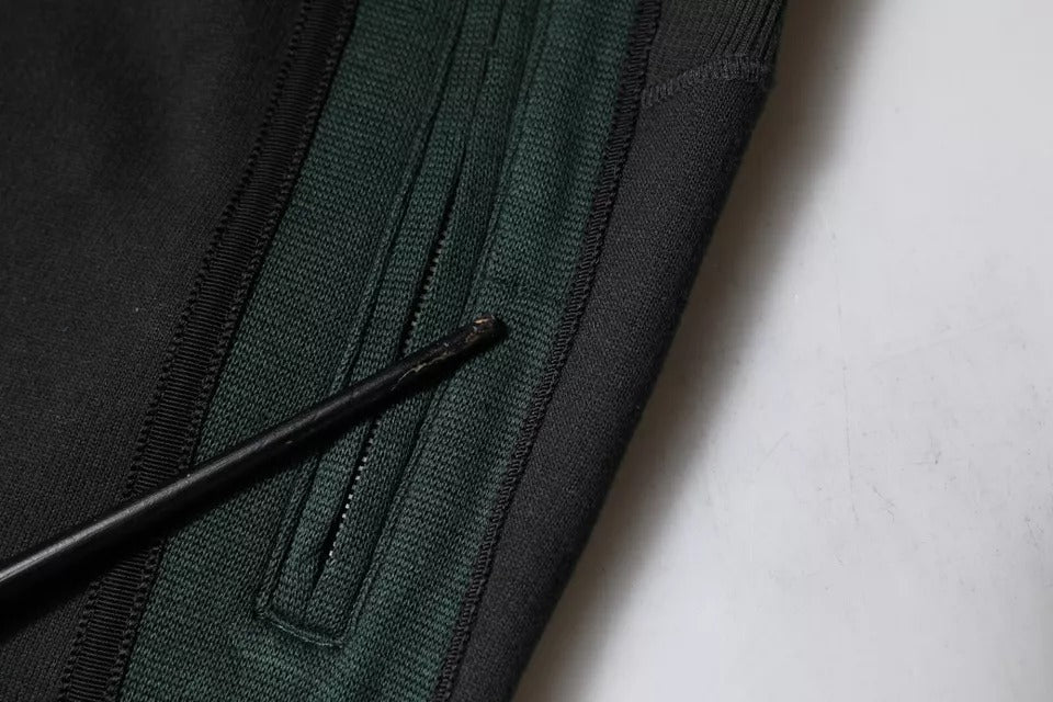 Dolce & Gabbana Black Cotton Blend Jogger Sweatpants Pants | Regal Royce