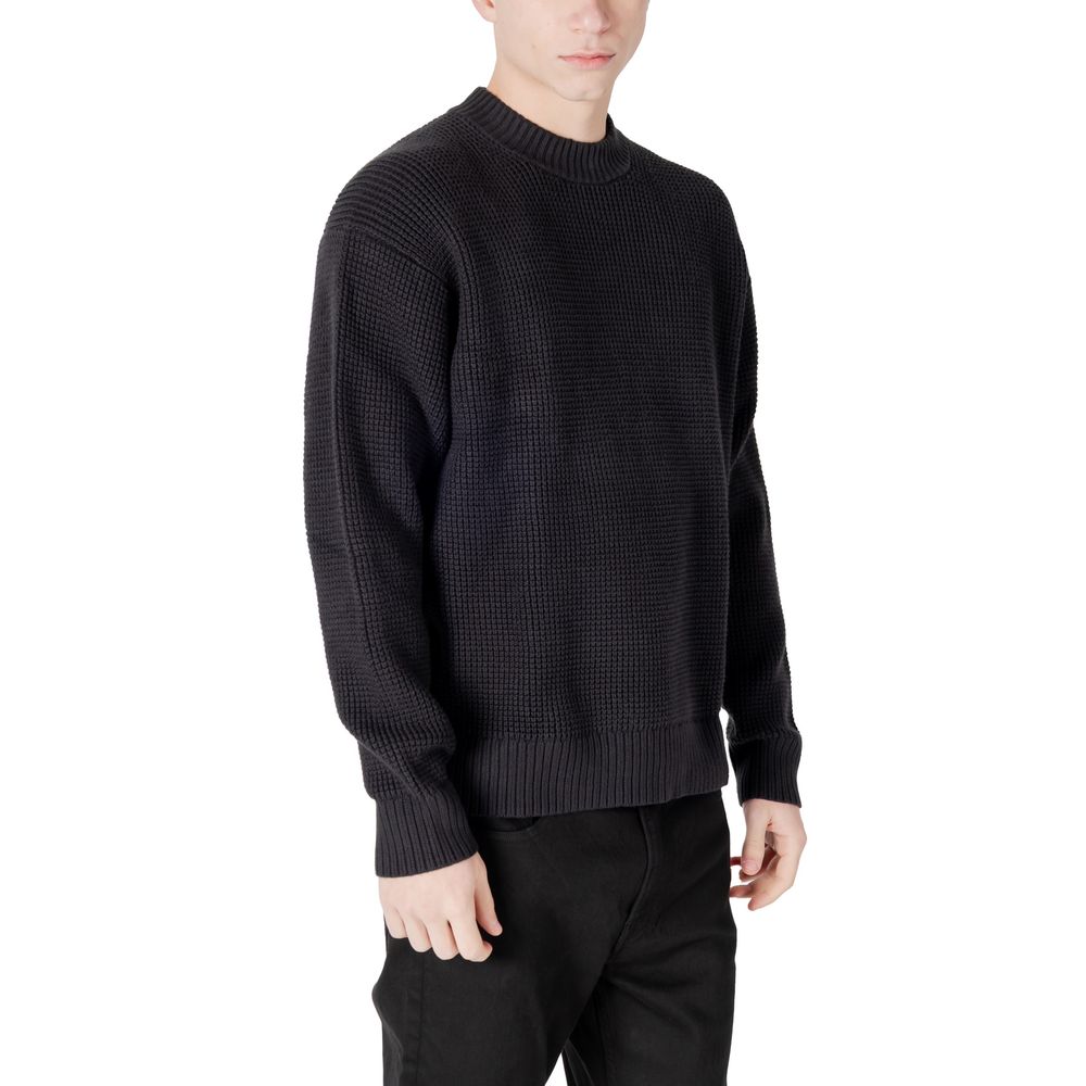 Calvin Klein Jeans Black Organic Cotton Sweatshirt | Regal Royce
