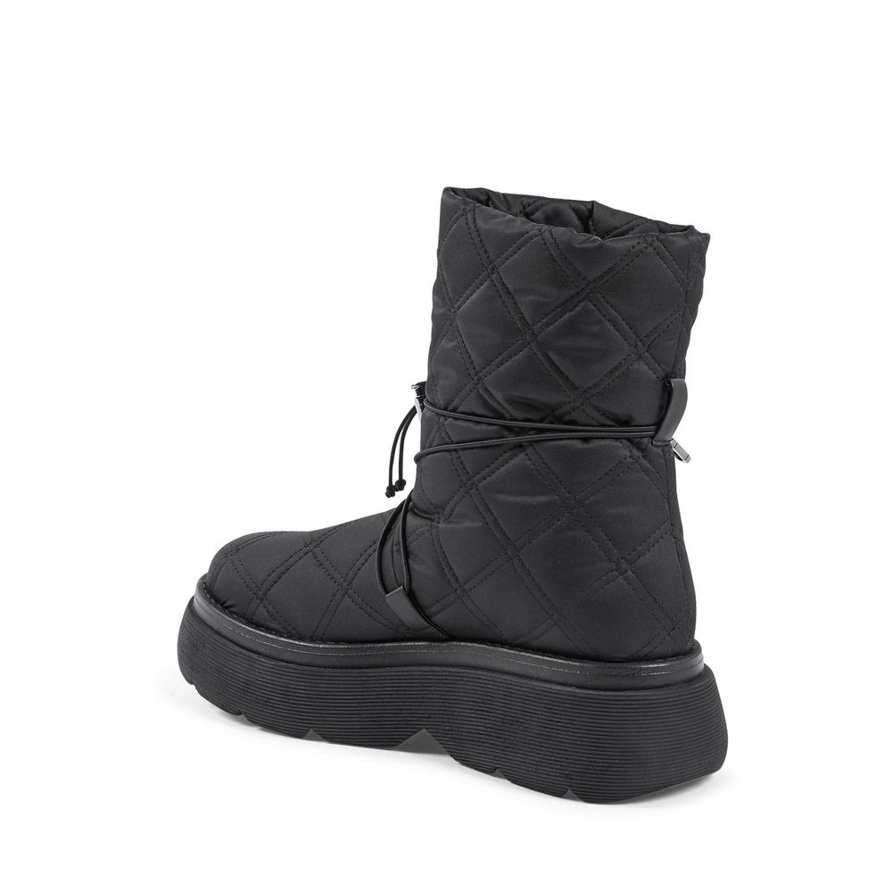 Dee Ocleppo Black Nylon Flat Boots | Regal Royce
