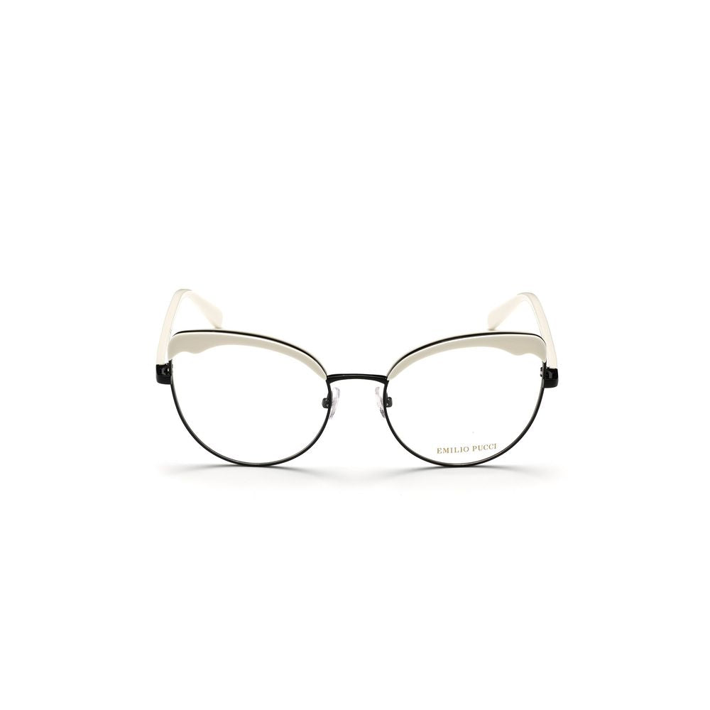 Emilio Pucci Black Metal Glasses (Frames) | Regal Royce