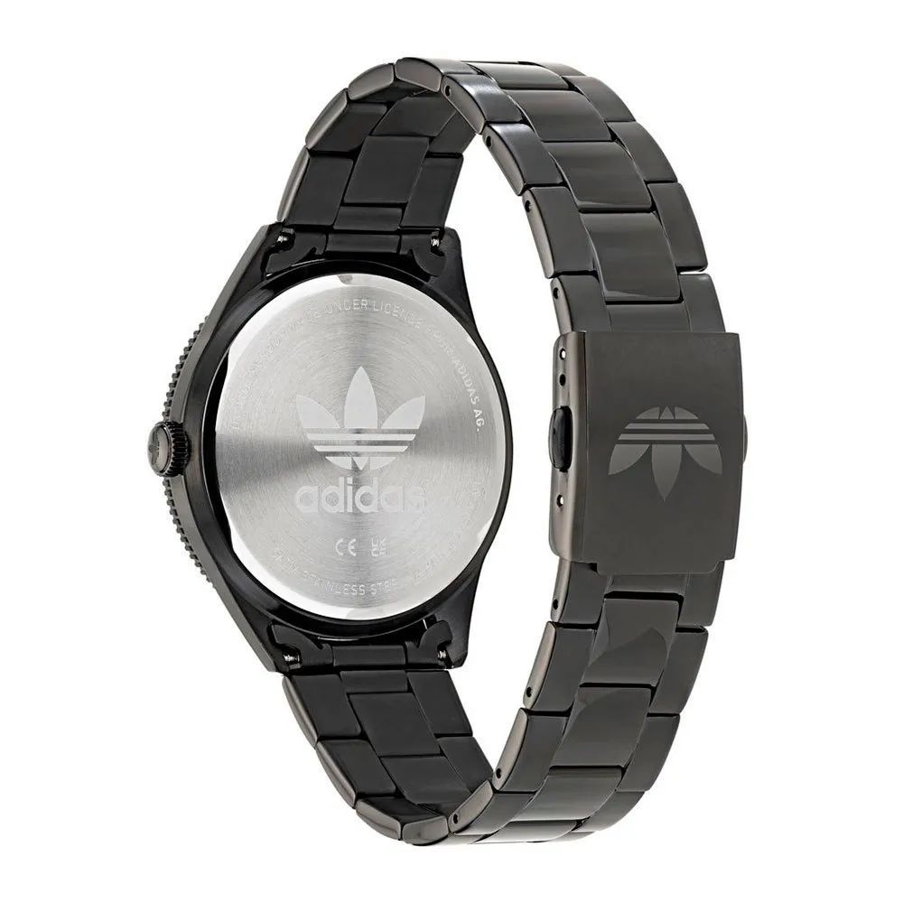 Adidas Black Stainless Steel Dress Watch | Regal Royce