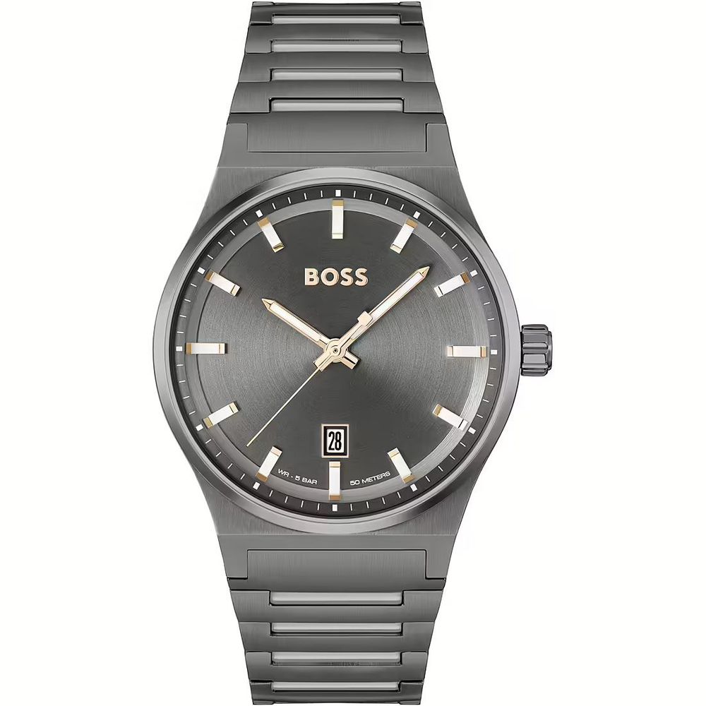 Hugo Boss Gray Stainless Steel Dress Watch | Regal Royce