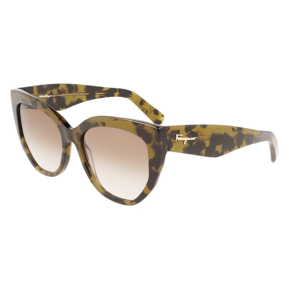 Ferragamo Brown Acetate Sunglasses | Regal Royce