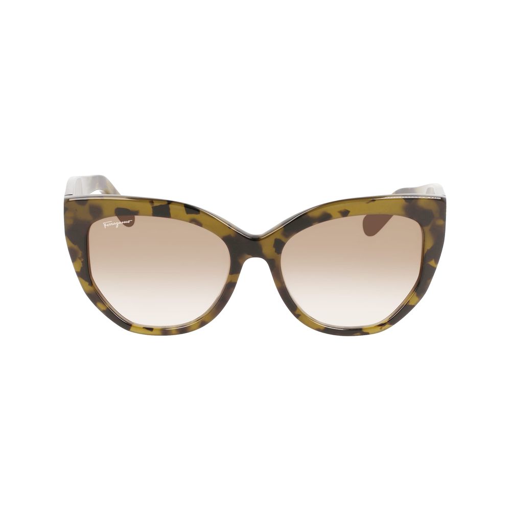 Ferragamo Brown Acetate Sunglasses | Regal Royce