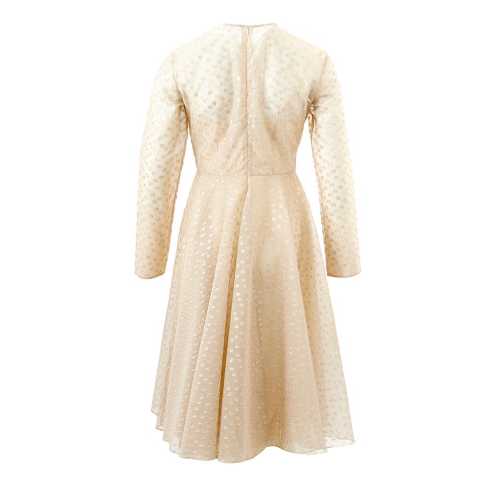 Lardini Beige Cotton Cocktail Dress | Regal Royce