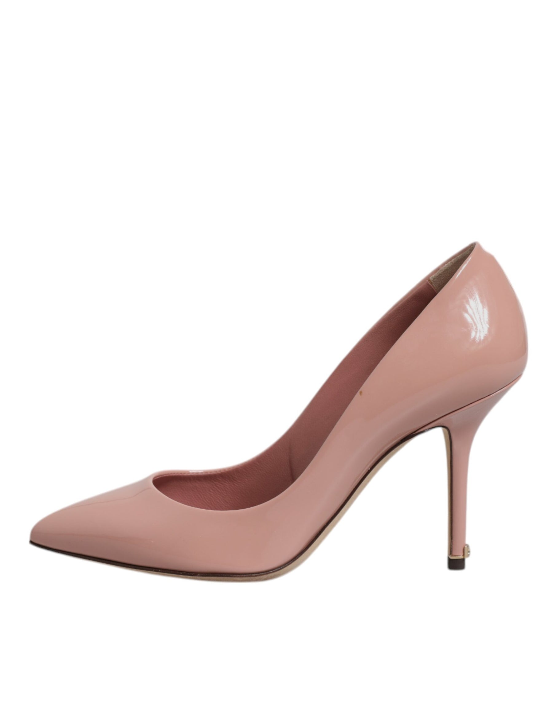 Dolce & Gabbana Pink Patent Leather Stiletto Heel Pumps Shoes | Regal Royce