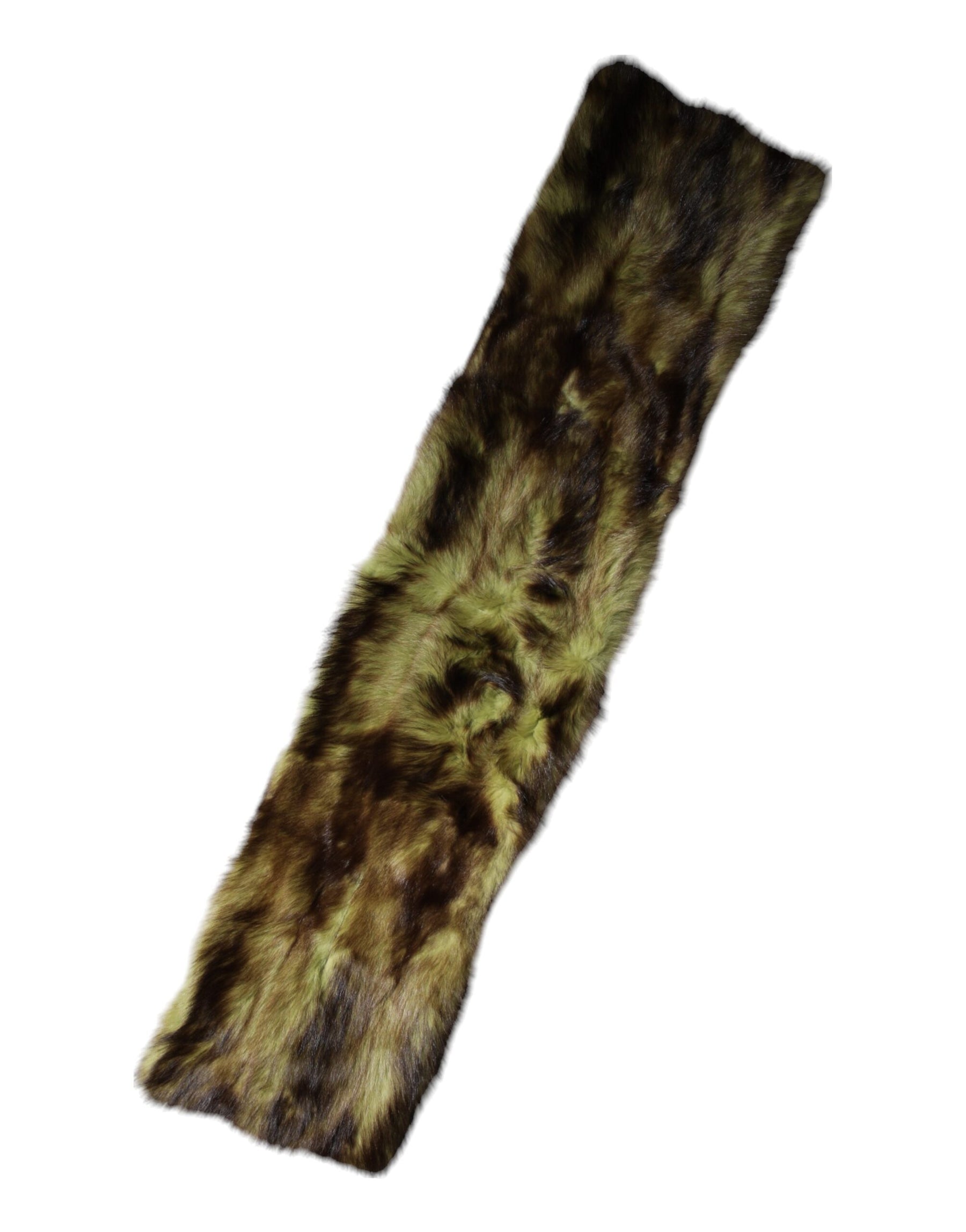 Dolce & Gabbana Multicolor Fur Shawl Neck Wrap Cover Collar Scarf | Regal Royce