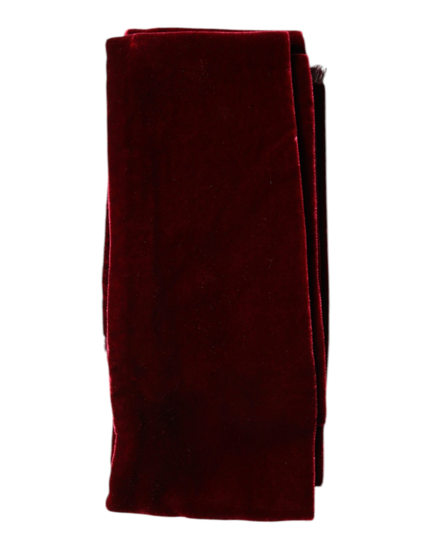 Dolce & Gabbana Bordeaux Cotton Silk Fringe Shawl Wrap Scarf | Regal Royce