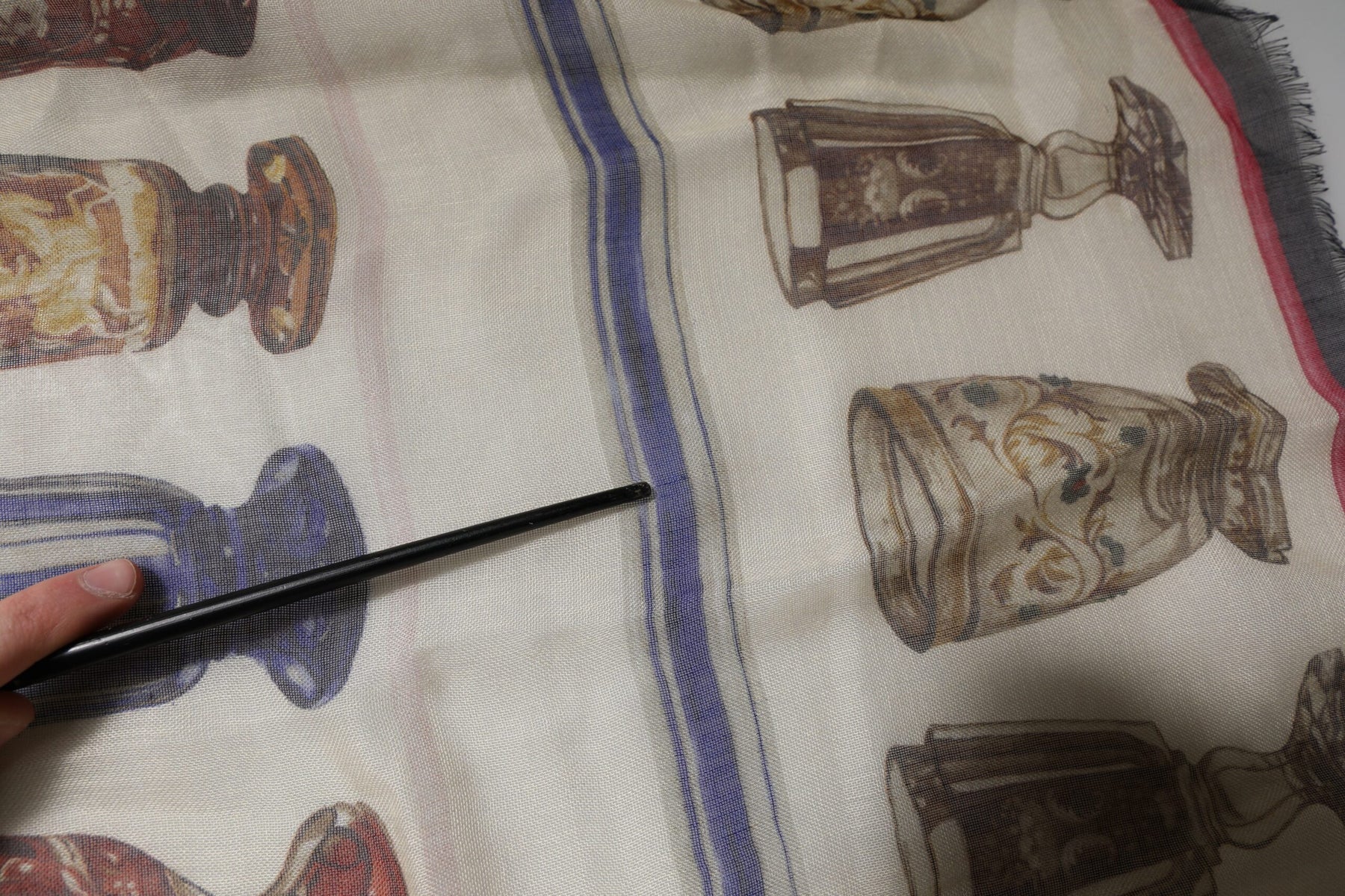 Dolce & Gabbana Multicolor Glass Cashmere Foulard Scarf | Regal Royce