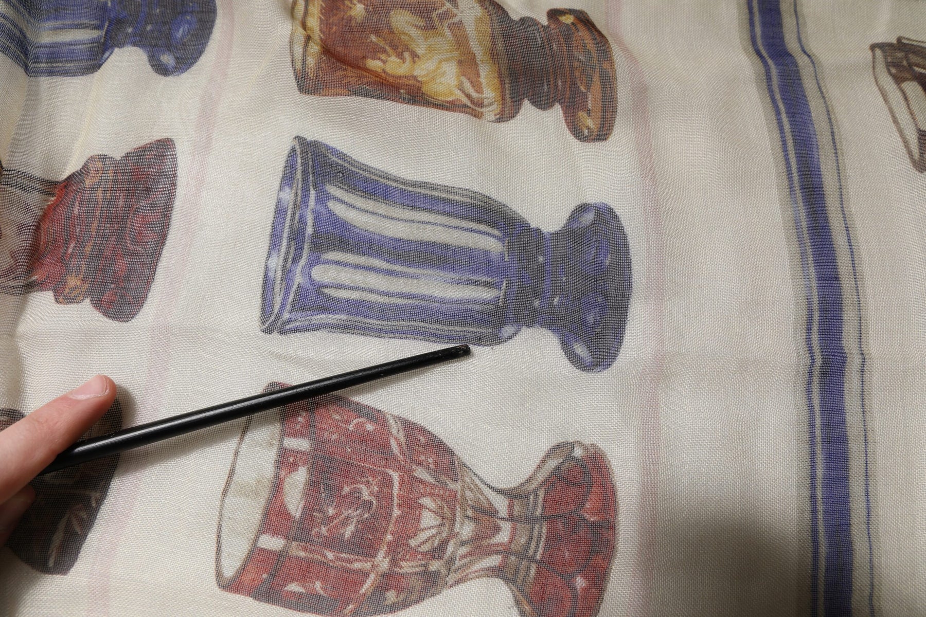 Dolce & Gabbana Multicolor Glass Cashmere Foulard Scarf | Regal Royce