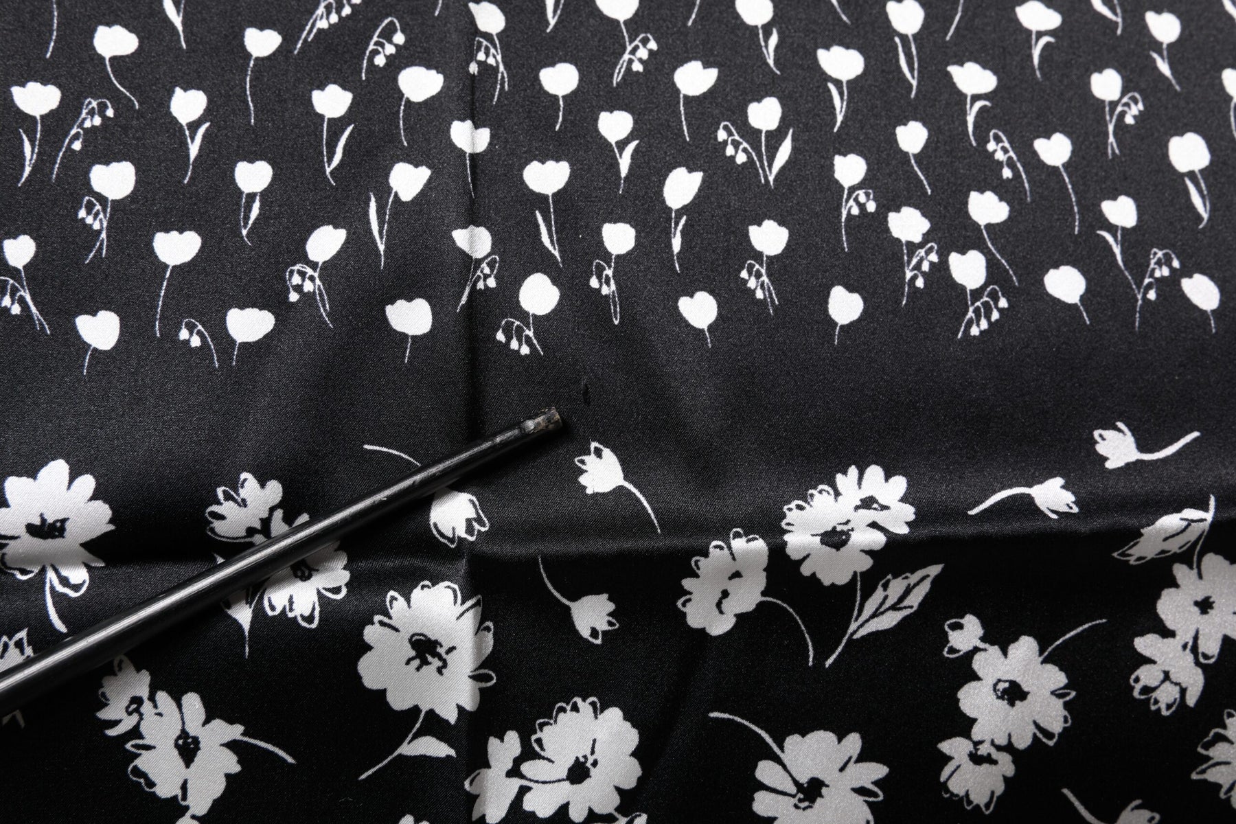 Dolce & Gabbana Black Floral Silk Square Wrap Shawl Scarf | Regal Royce