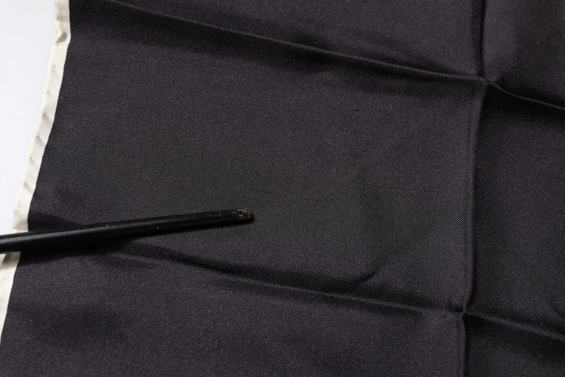 Dolce & Gabbana Black Crown Logo Square Handkerchief Scarf | Regal Royce