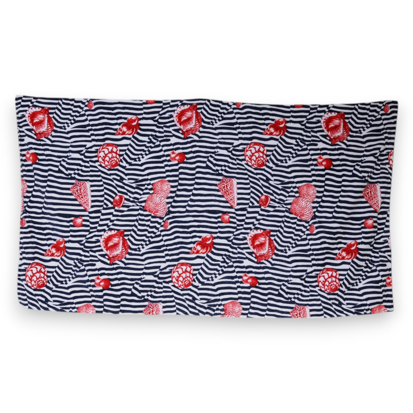 Dolce & Gabbana Multicolor Stripes Seashells Beach Towel | Regal Royce