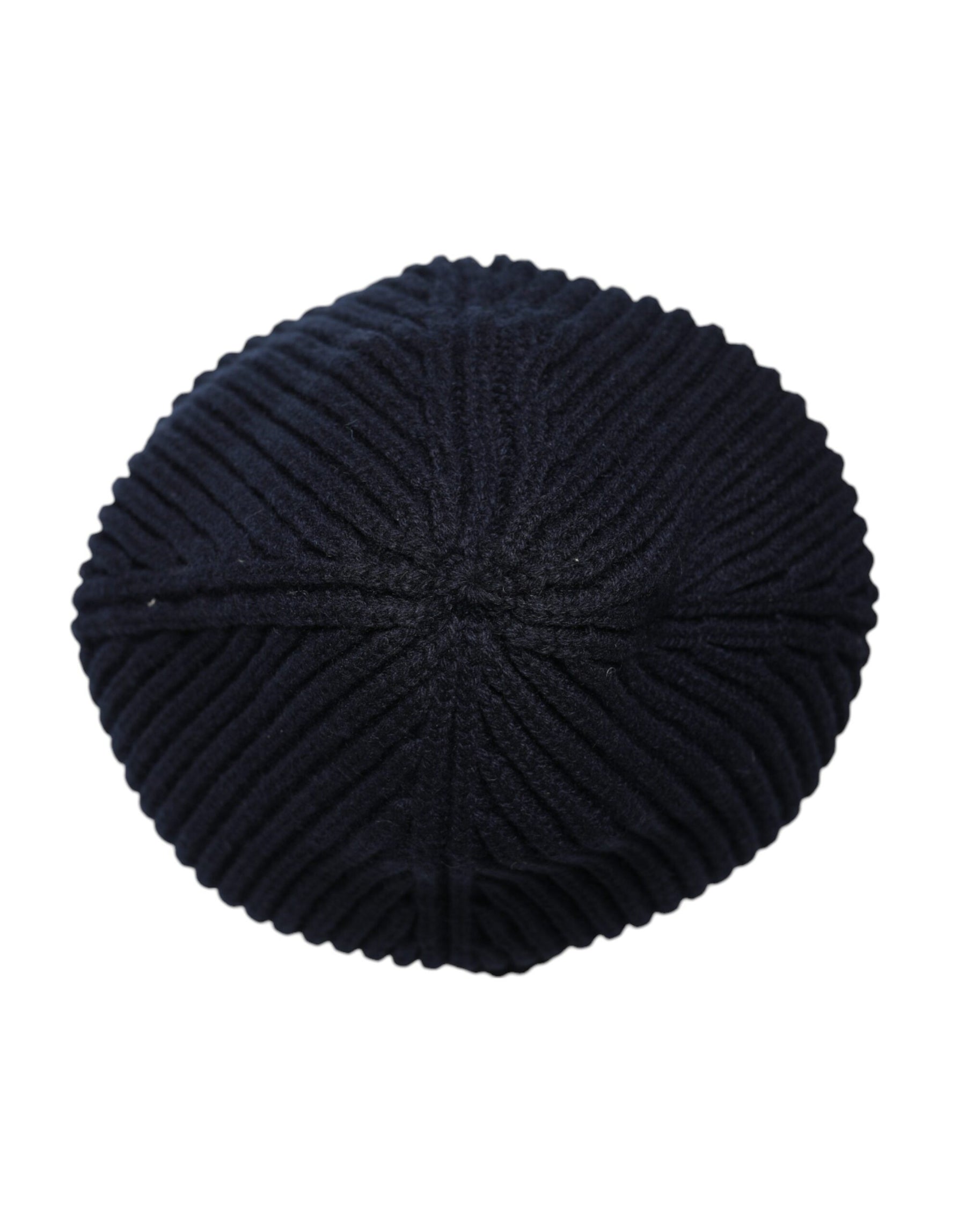 Dolce & Gabbana Black Cashmere Knitted Winter Beanie Hat | Regal Royce
