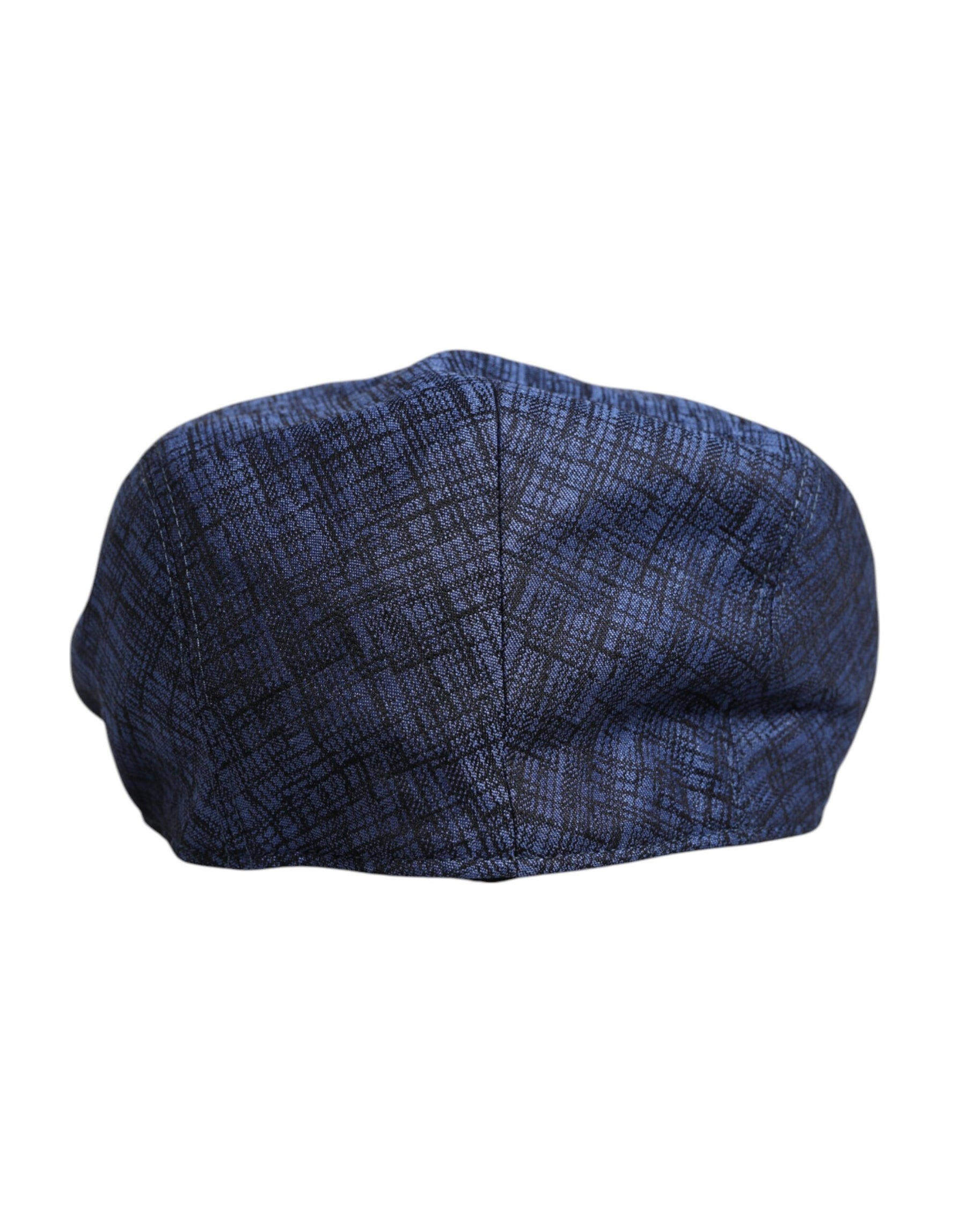 Dolce & Gabbana Blue Cotton Stretch Newsboy Hat | Regal Royce