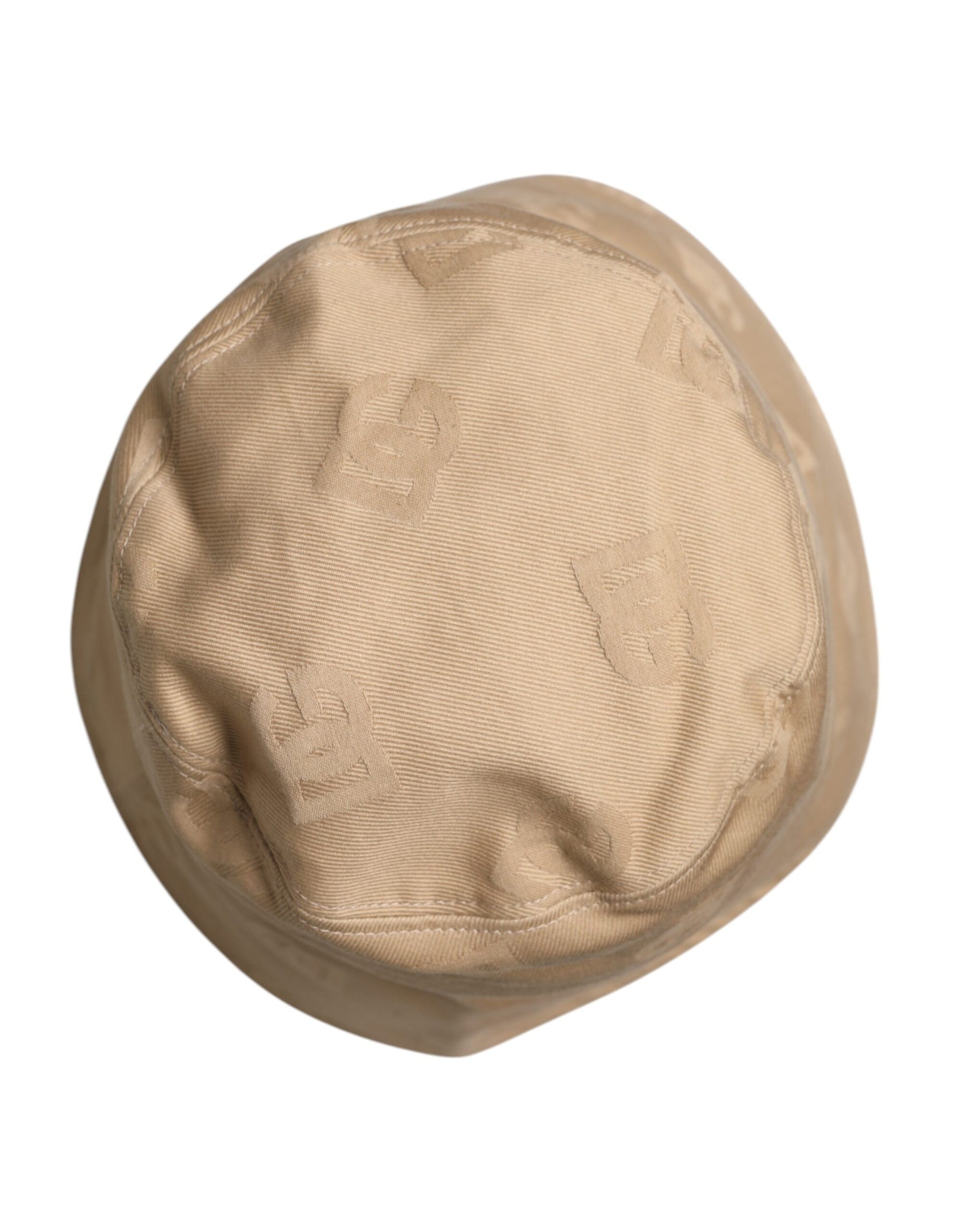 Dolce & Gabbana Beige Logo Monogram Cotton Bucket Cap | Regal Royce