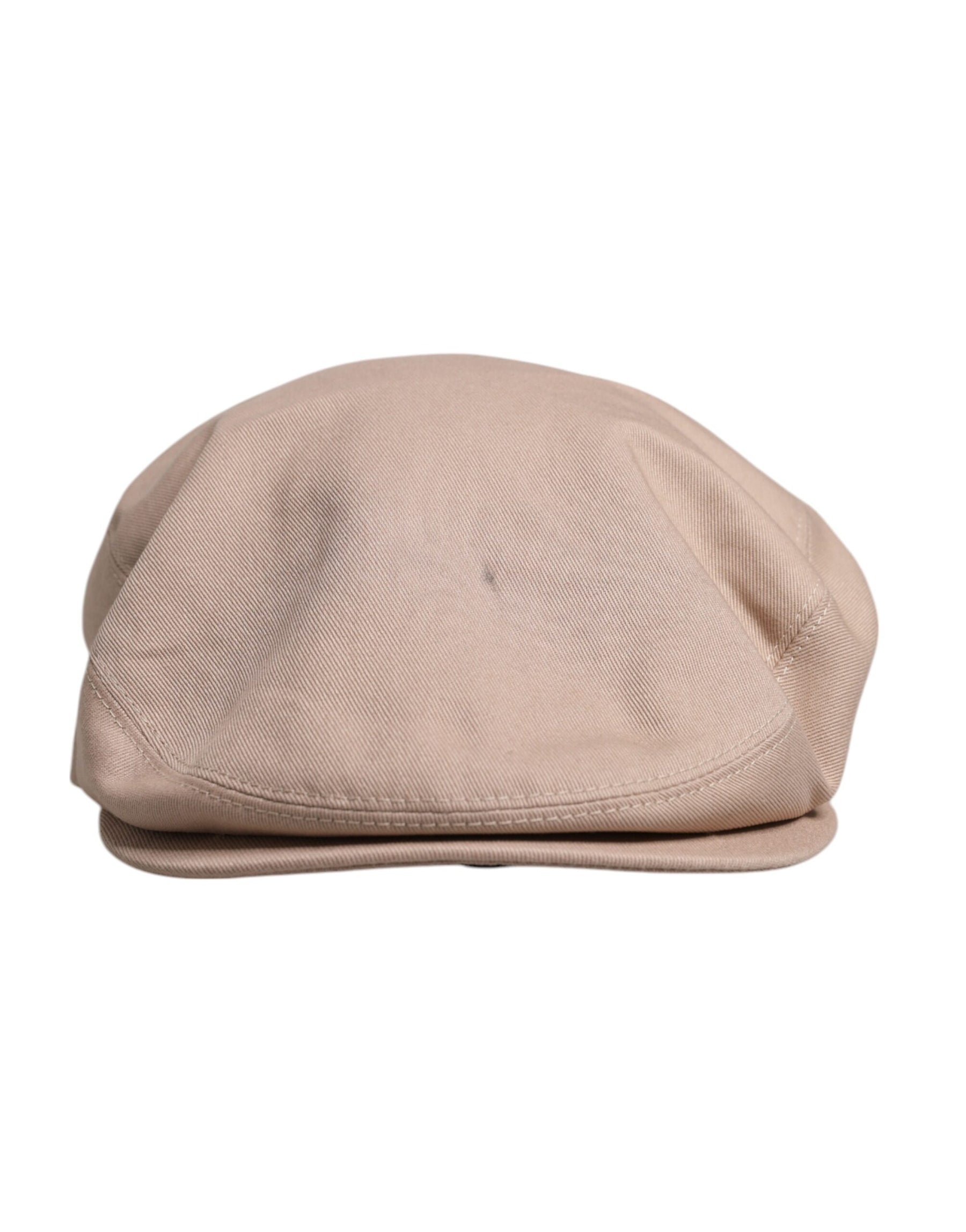 Dolce & Gabbana Beige Cotton Newsboy Capello Cabbie Hat | Regal Royce