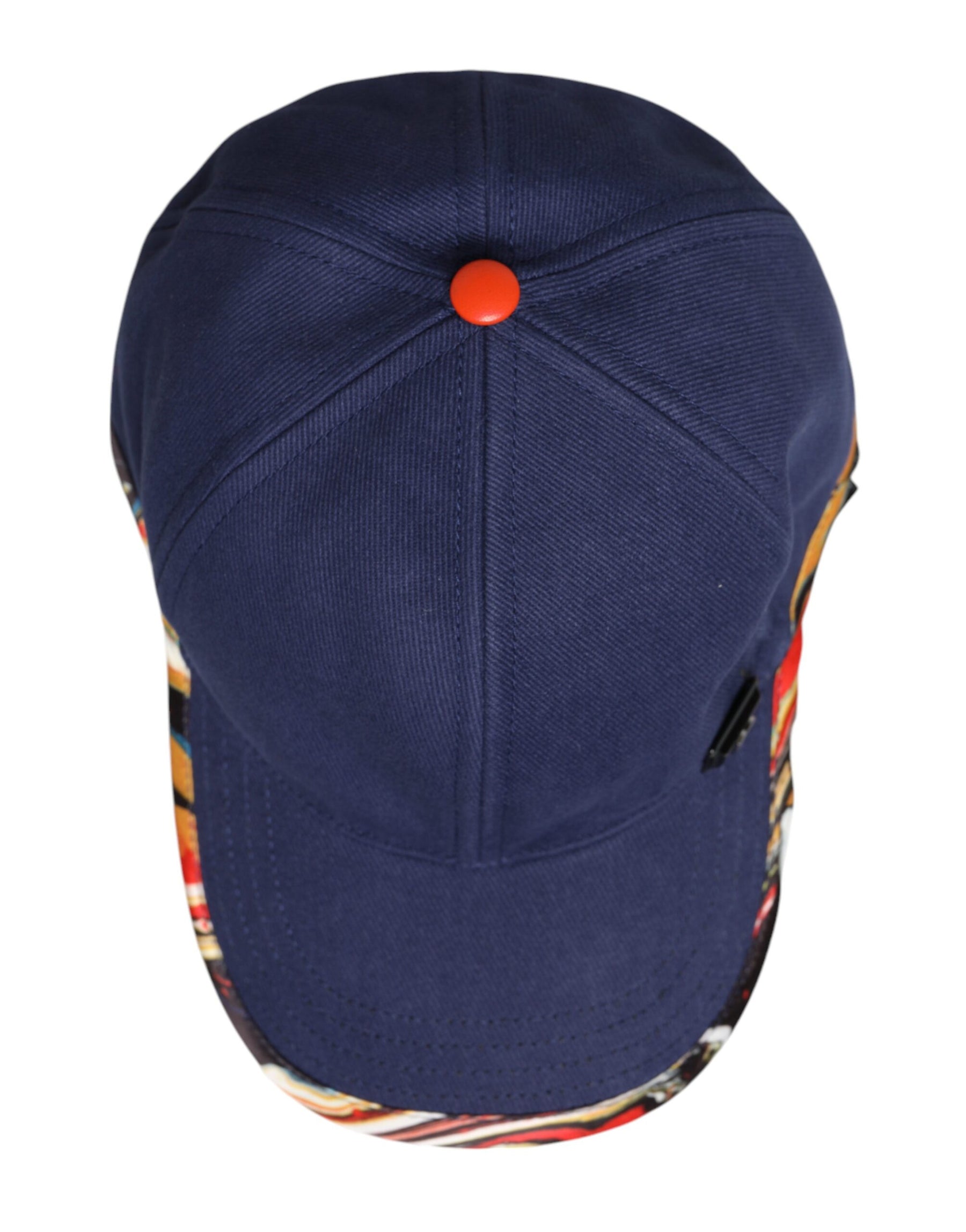 Dolce & Gabbana Blue Cotton 6 Panels Baseball Cap | Regal Royce