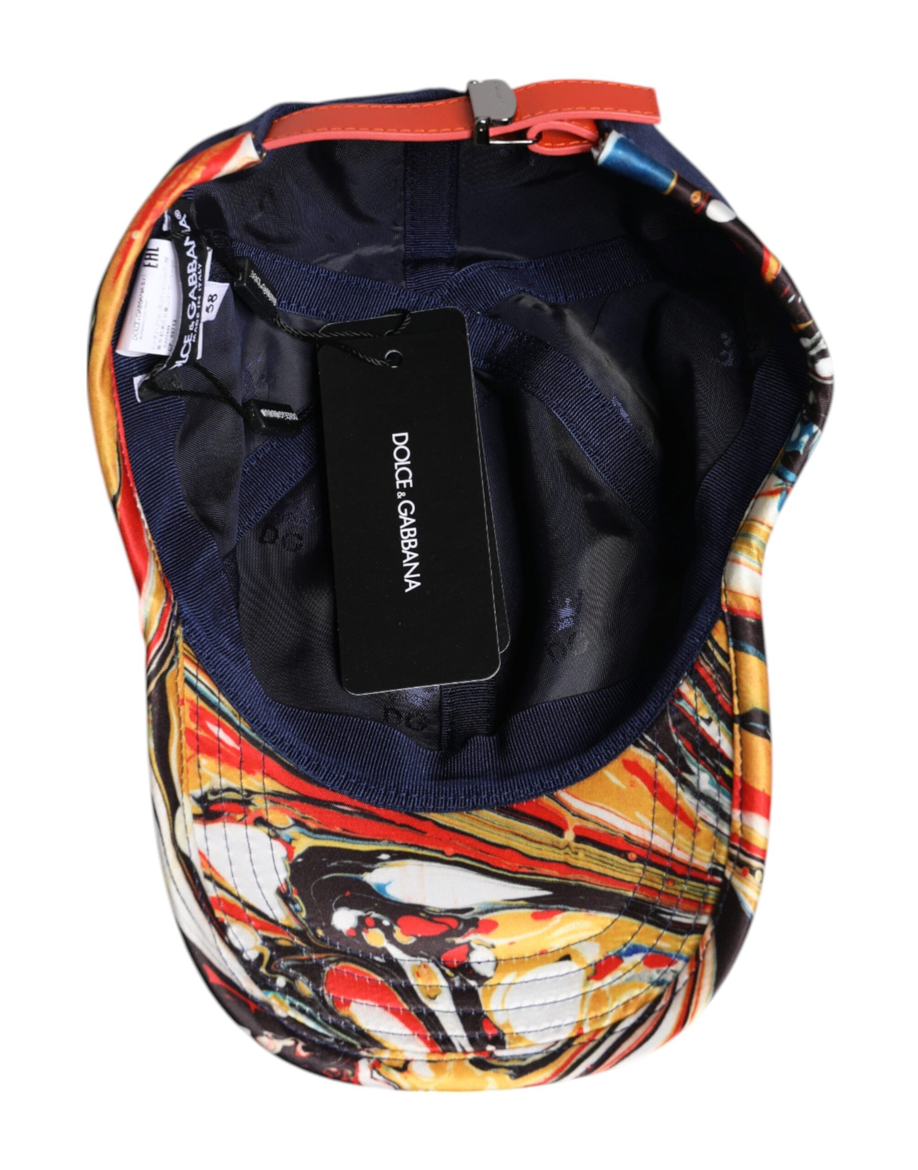 Dolce & Gabbana Blue Cotton 6 Panels Baseball Cap | Regal Royce