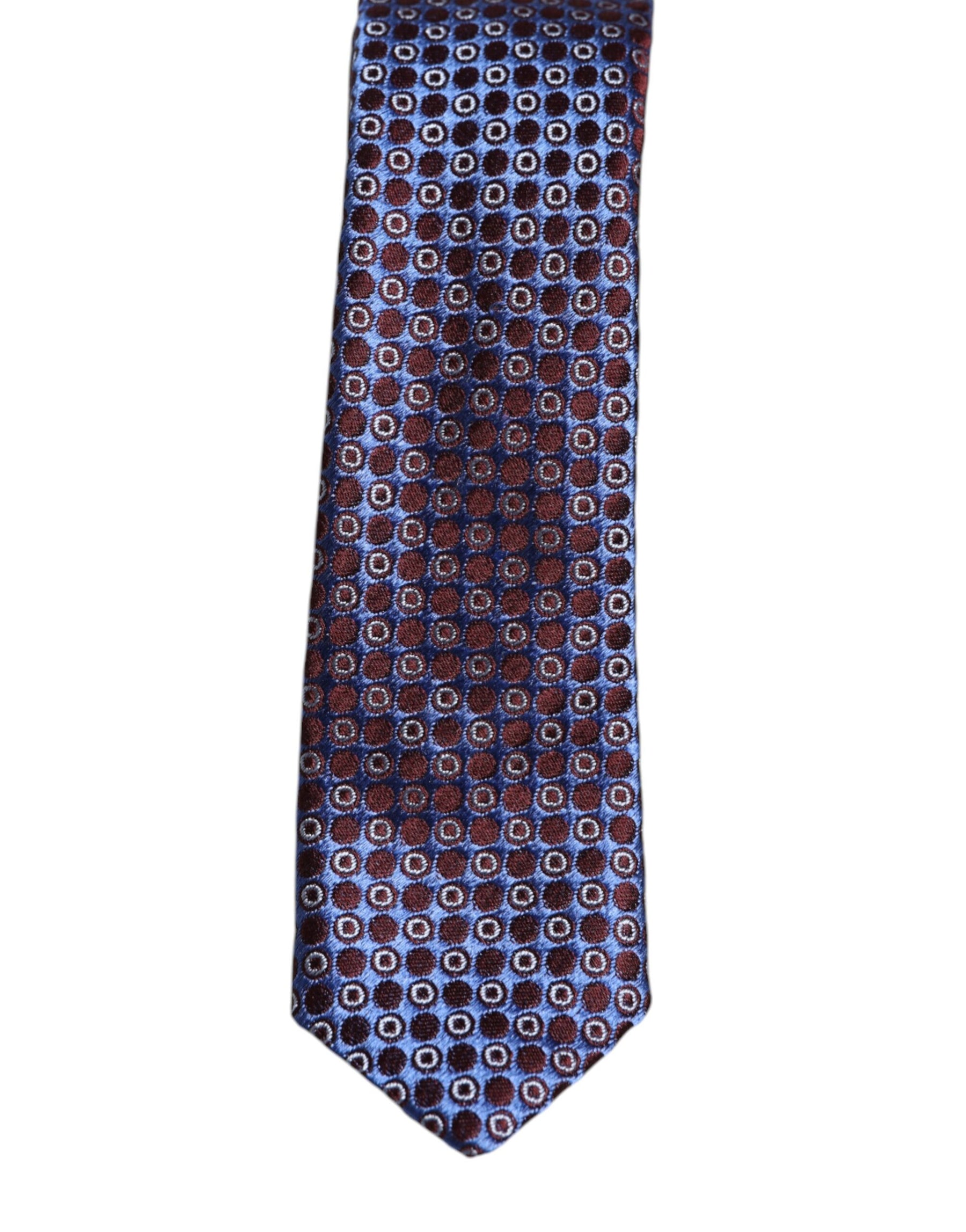 Dolce & Gabbana Multicolor Circles Silk Adjustable Necktie Tie | Regal Royce