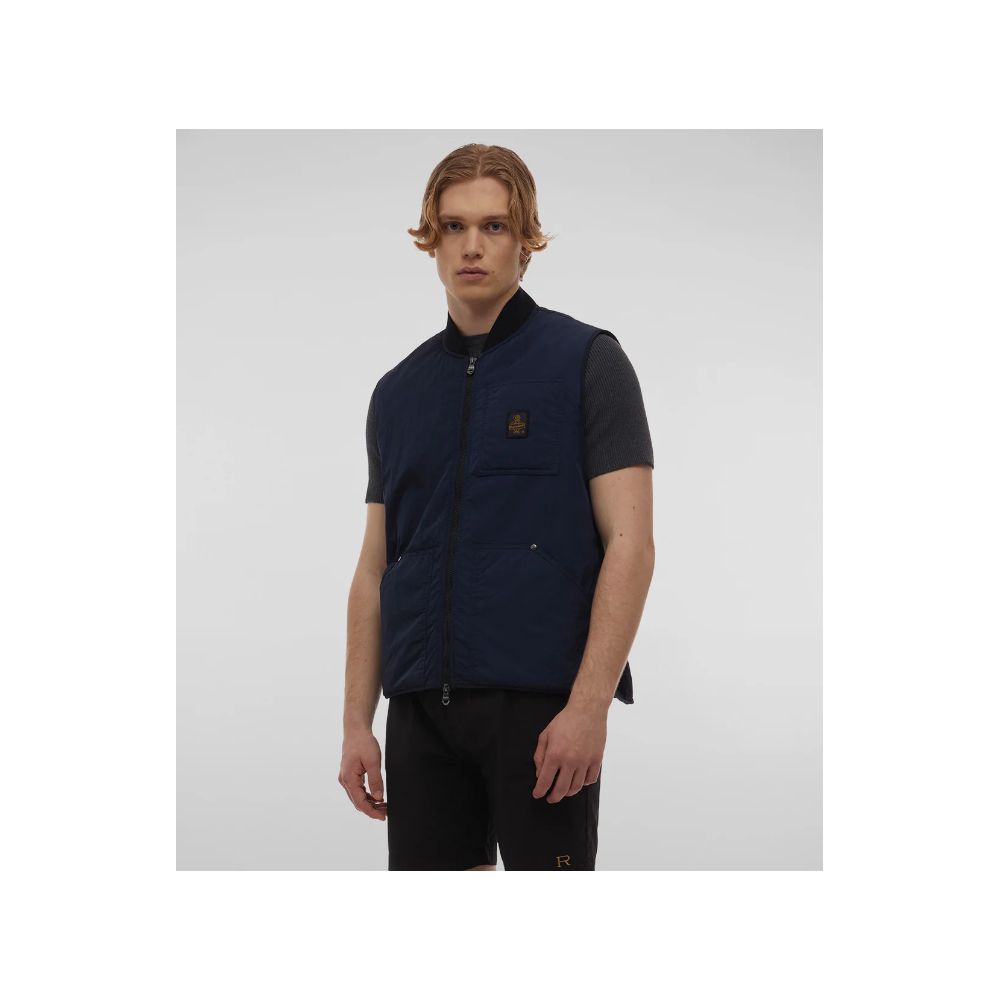 Refrigiwear Blue Polyamide Men Vest