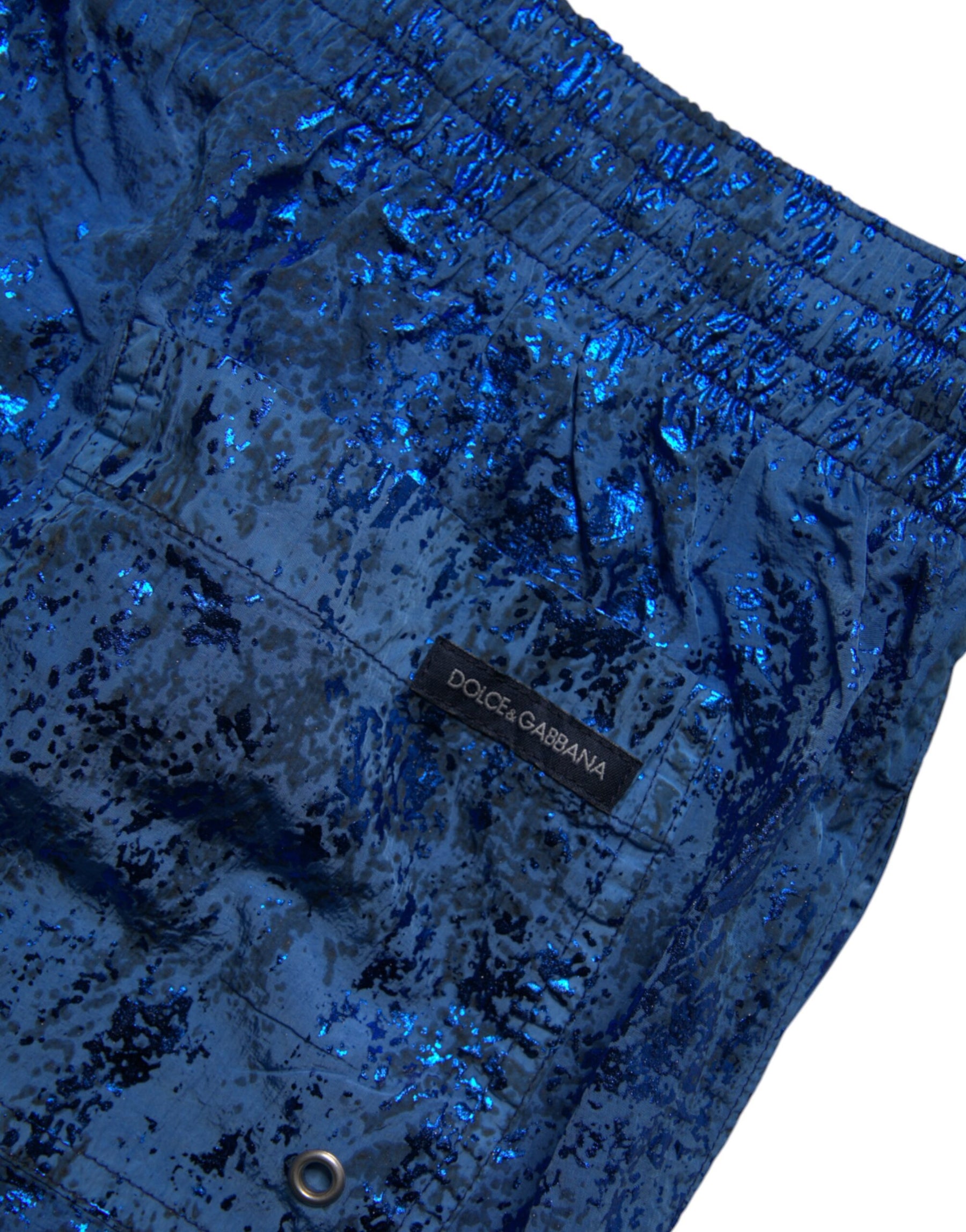 Dolce & Gabbana Blue Nylon Beachwear Swim Shorts 2Pc Swimwear | Regal Royce