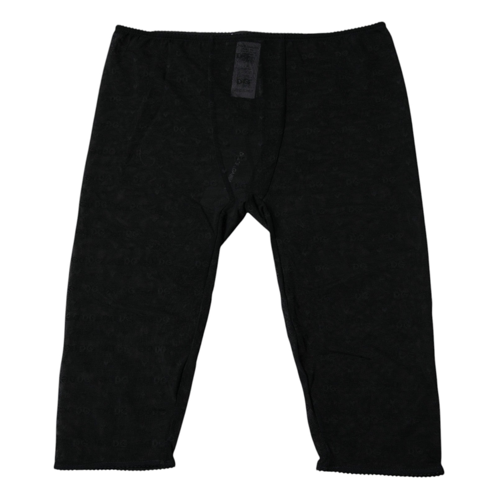 Dolce & Gabbana Black Logo Lace Lingerie Cropped Tight Underwear | Regal Royce