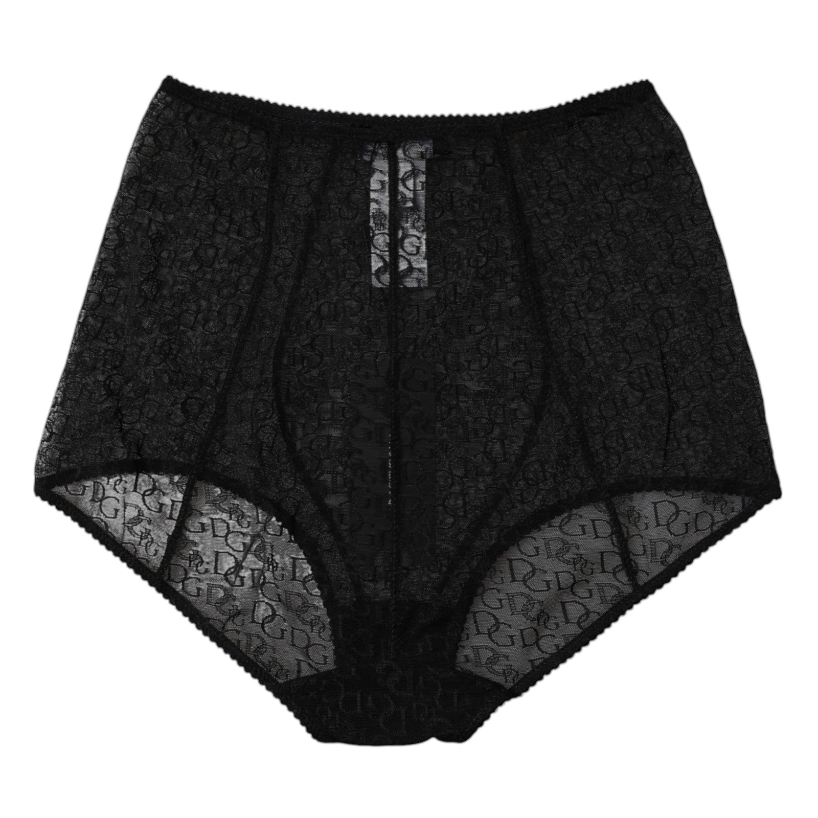 Dolce & Gabbana Black Logo Girdle High Waist Panty Underwear | Regal Royce
