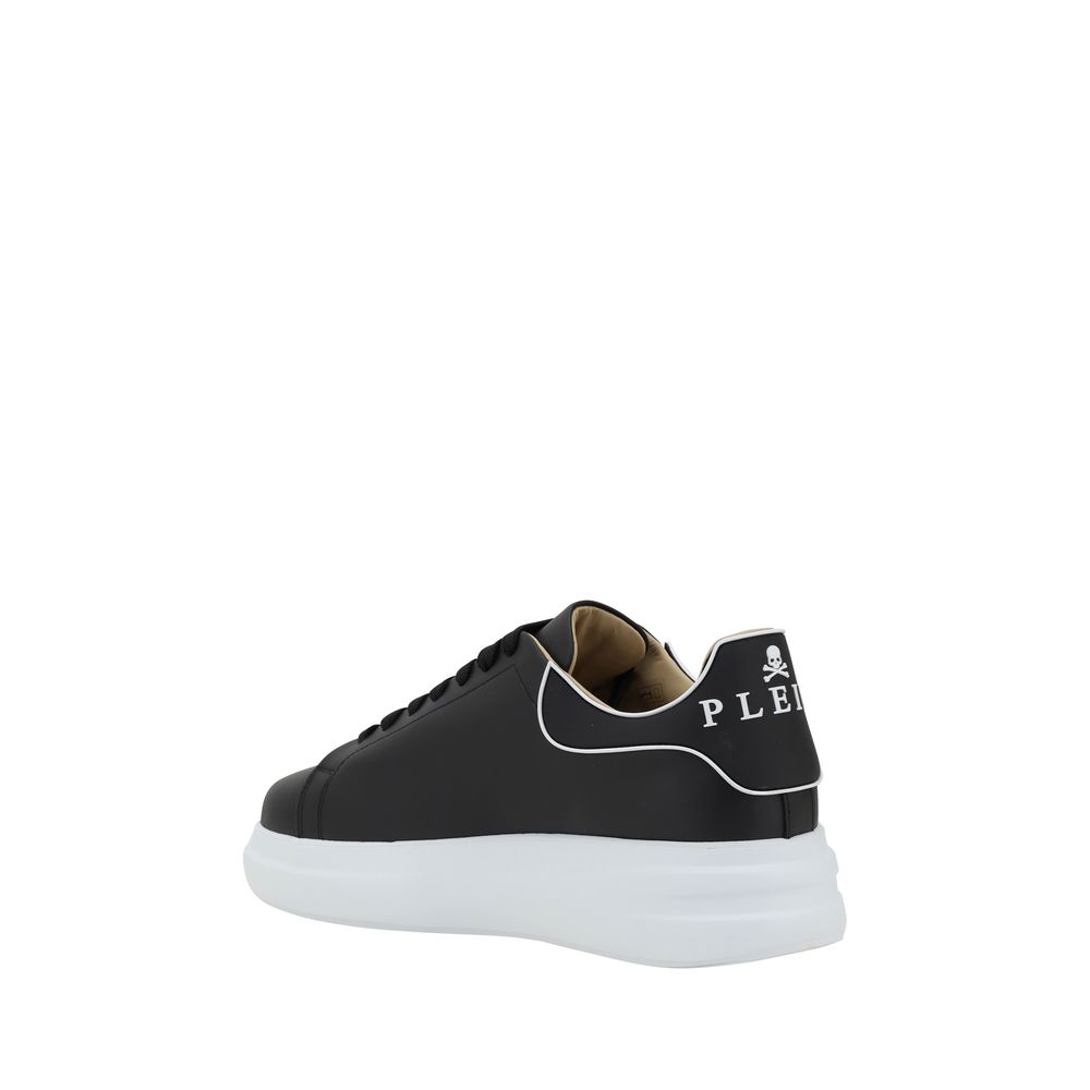 Philipp Plein Black Rubber Low Top Sneakers | Regal Royce