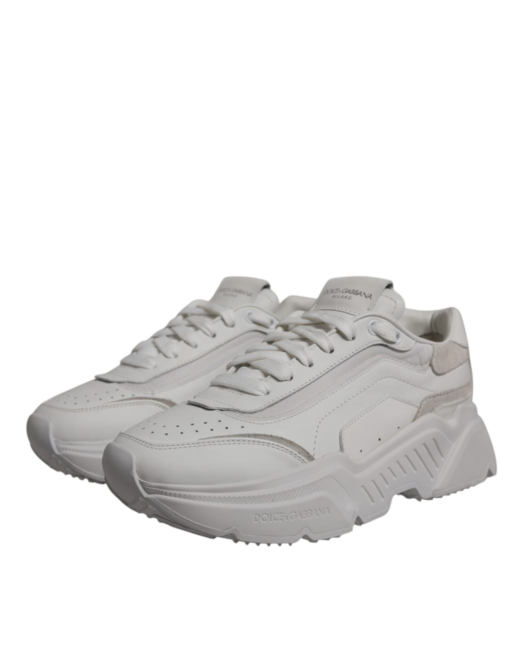 Dolce & Gabbana White Daymaster Low Top Sneakers Shoes | Regal Royce