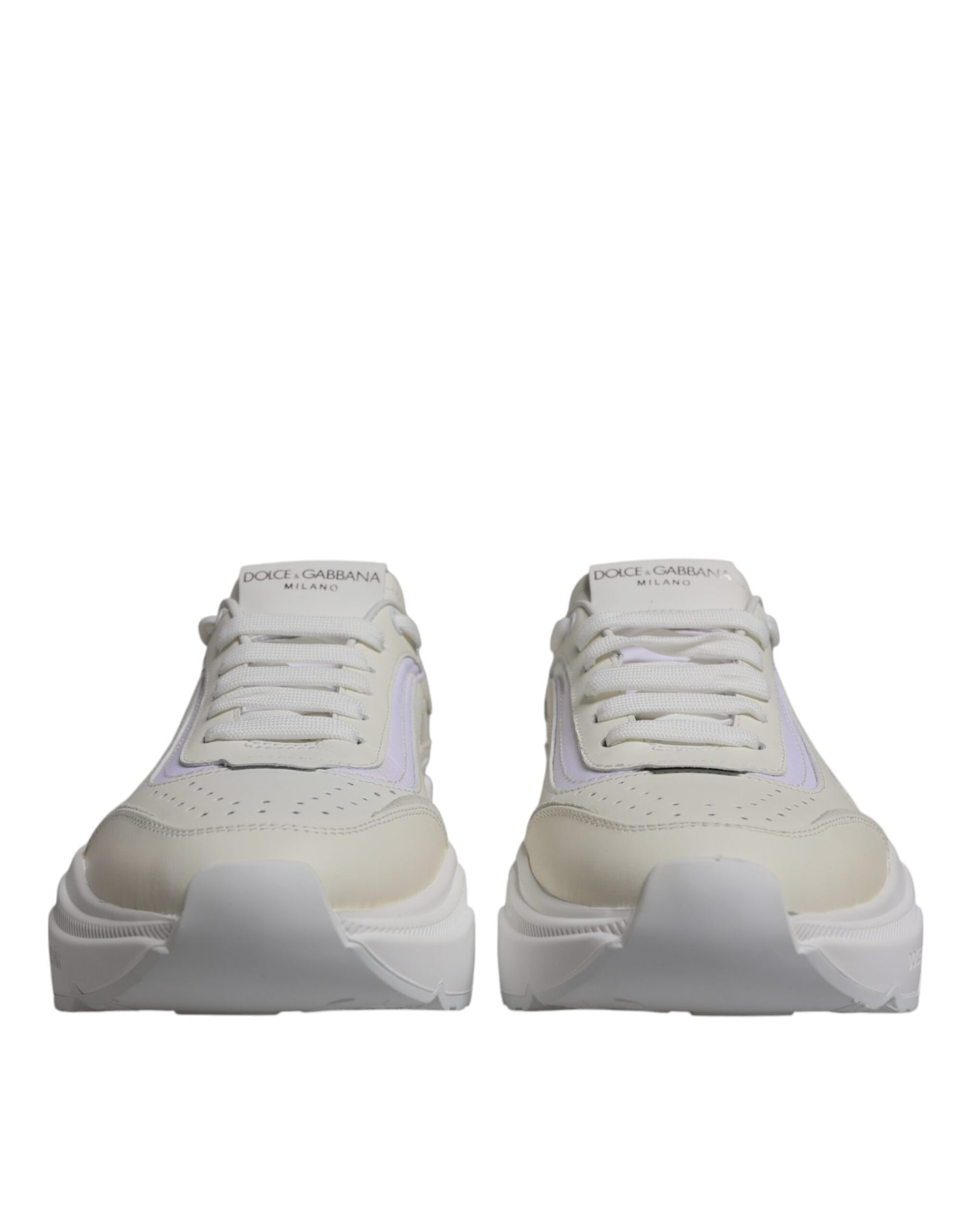 Dolce & Gabbana White Daymaster Low Top Sneakers Shoes | Regal Royce