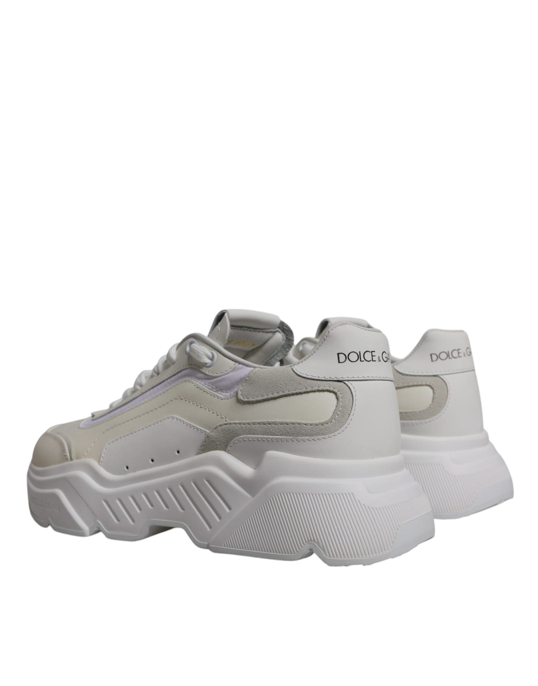 Dolce & Gabbana White Daymaster Low Top Sneakers Shoes | Regal Royce