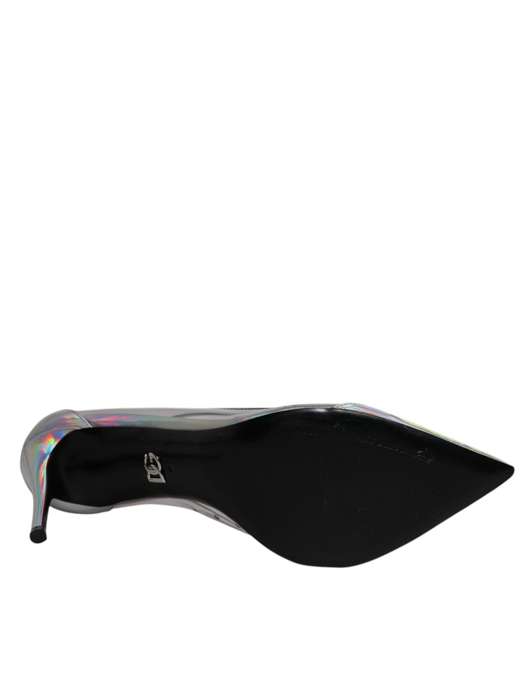 Dolce & Gabbana Multicolor Iridescent Pointed Toe Pumps Shoes | Regal Royce