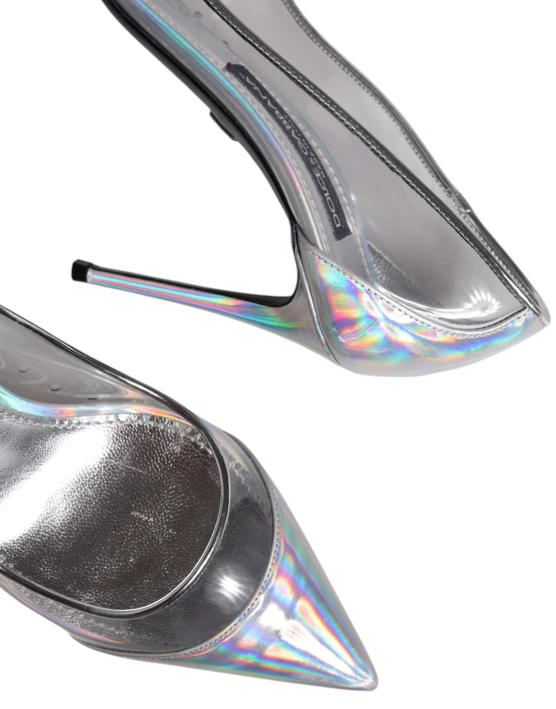 Dolce & Gabbana Multicolor Iridescent Pointed Toe Pumps Shoes | Regal Royce