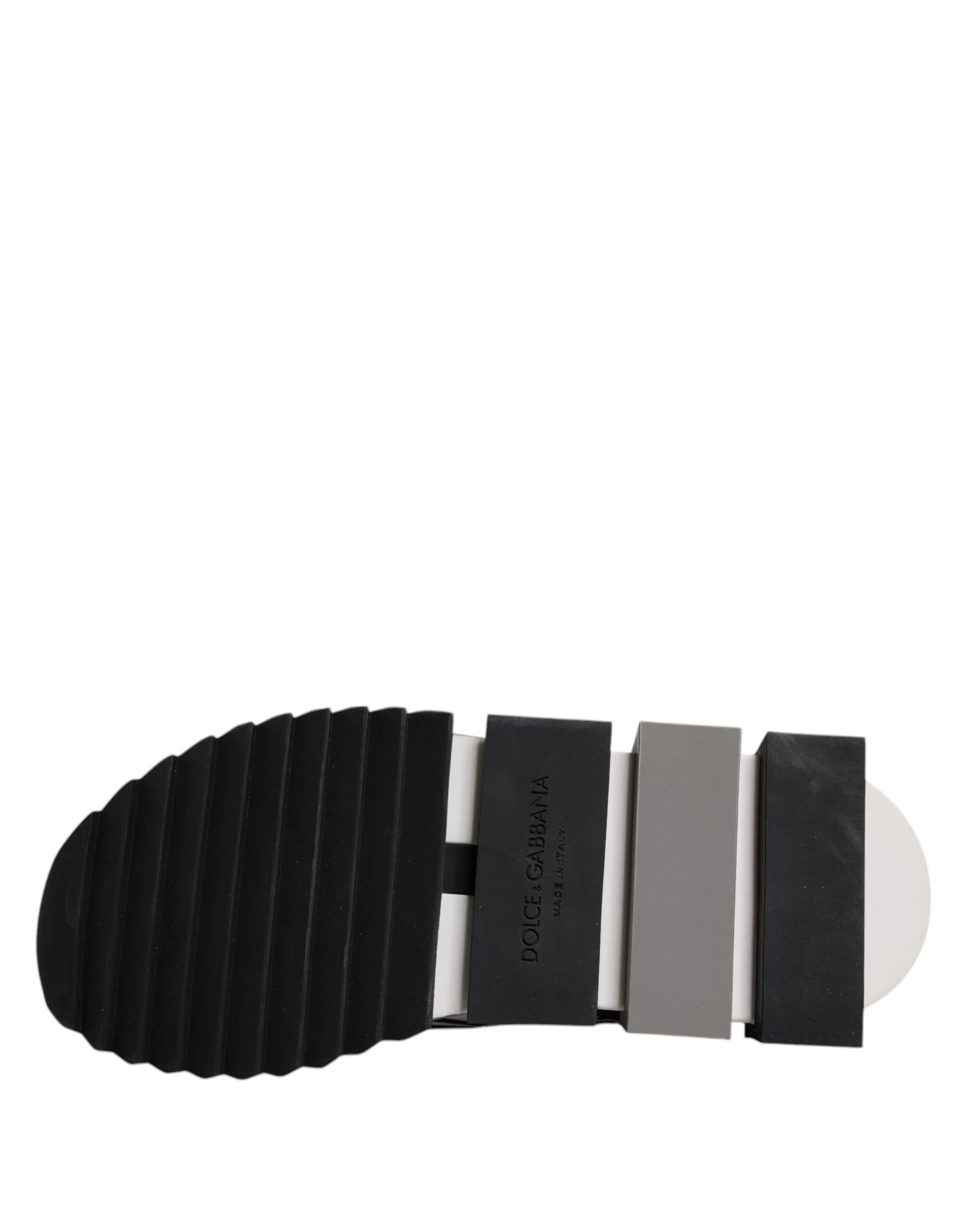 Dolce & Gabbana Black White Slip On Sorrento Sneakers Shoes | Regal Royce