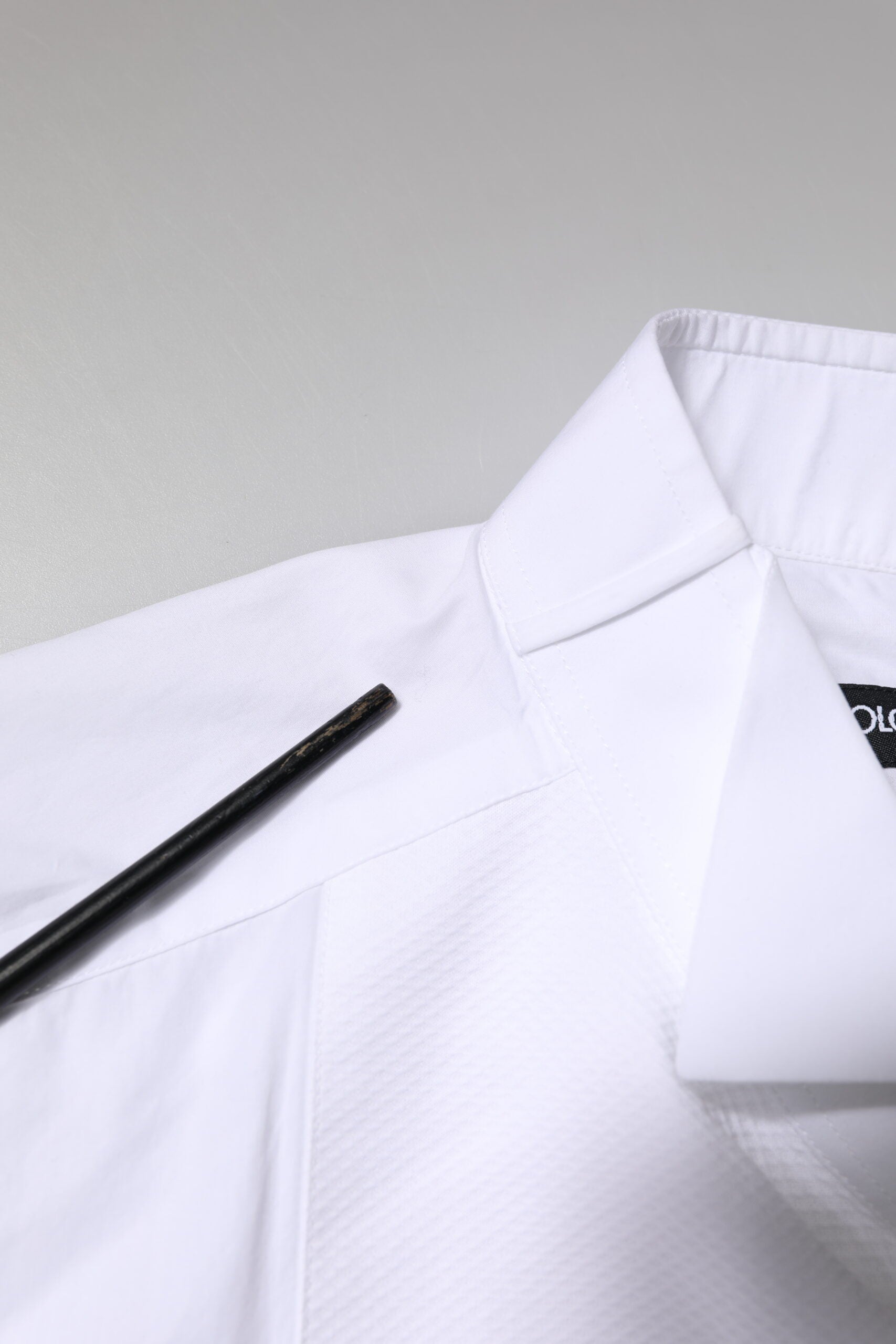 Dolce & Gabbana White GOLD CottonPoplin Bib Formal Dress Shirt | Regal Royce