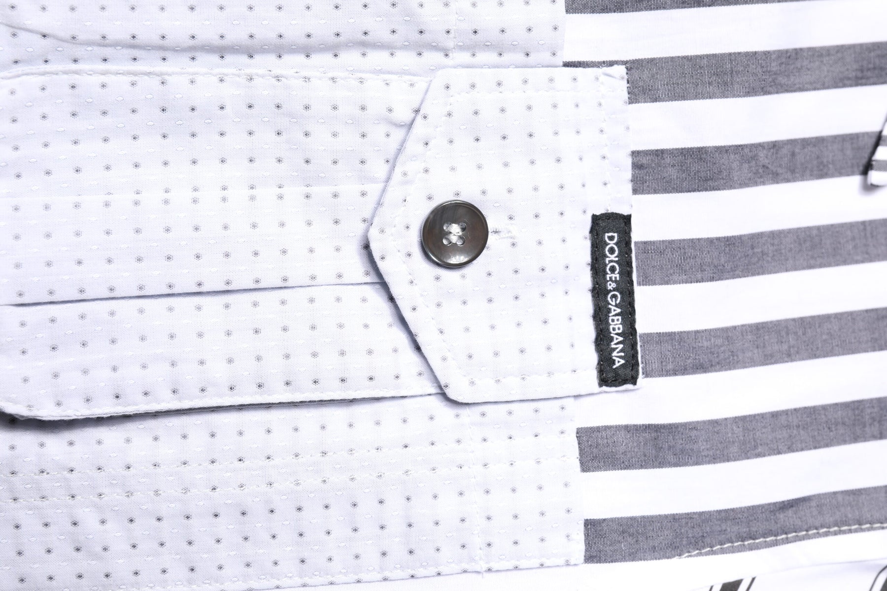 Dolce & Gabbana Multicolor Striped Button Down Casual Shirt | Regal Royce