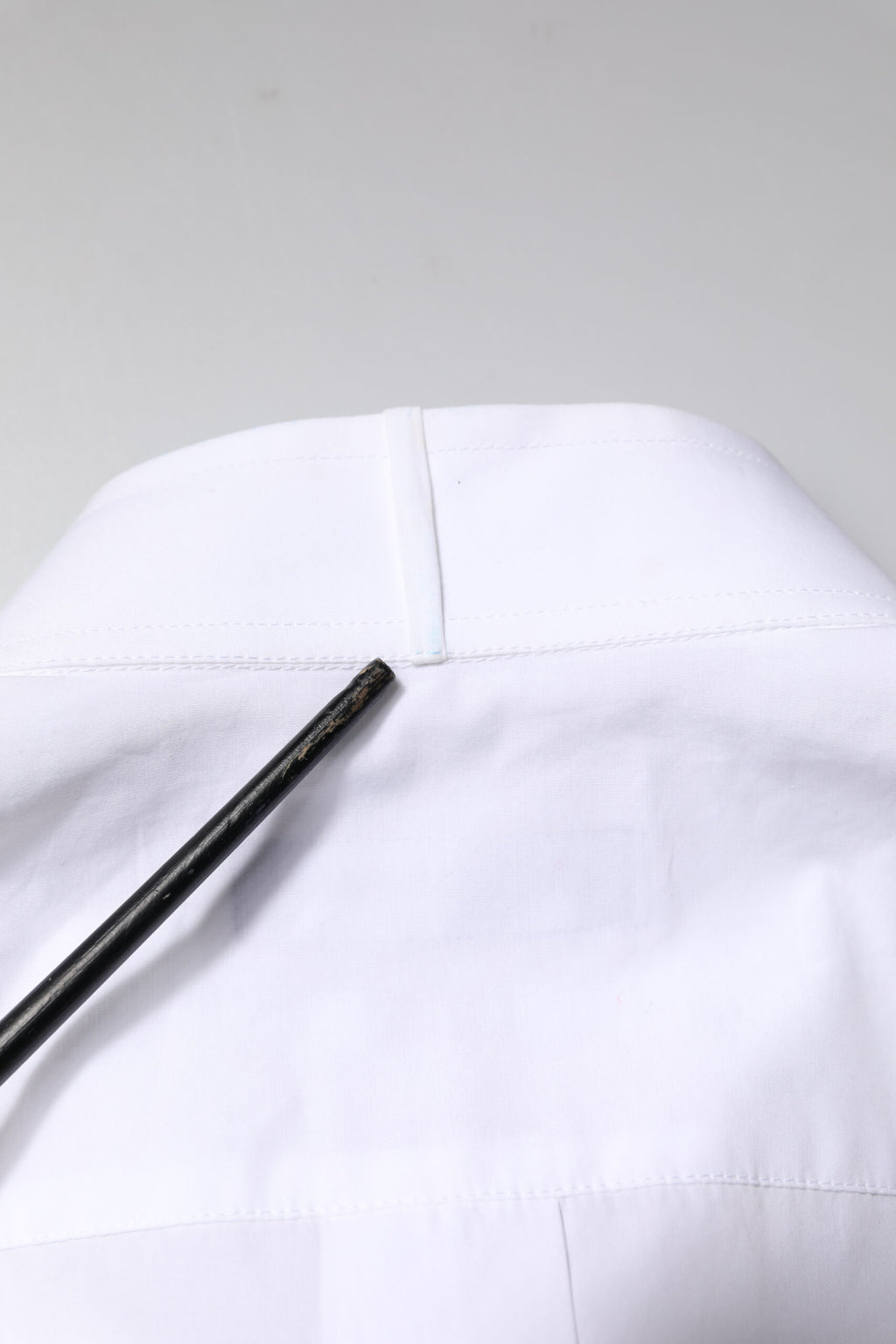 Dolce & Gabbana White GOLD Cotton Poplin Bib Formal Men Dress Shirt