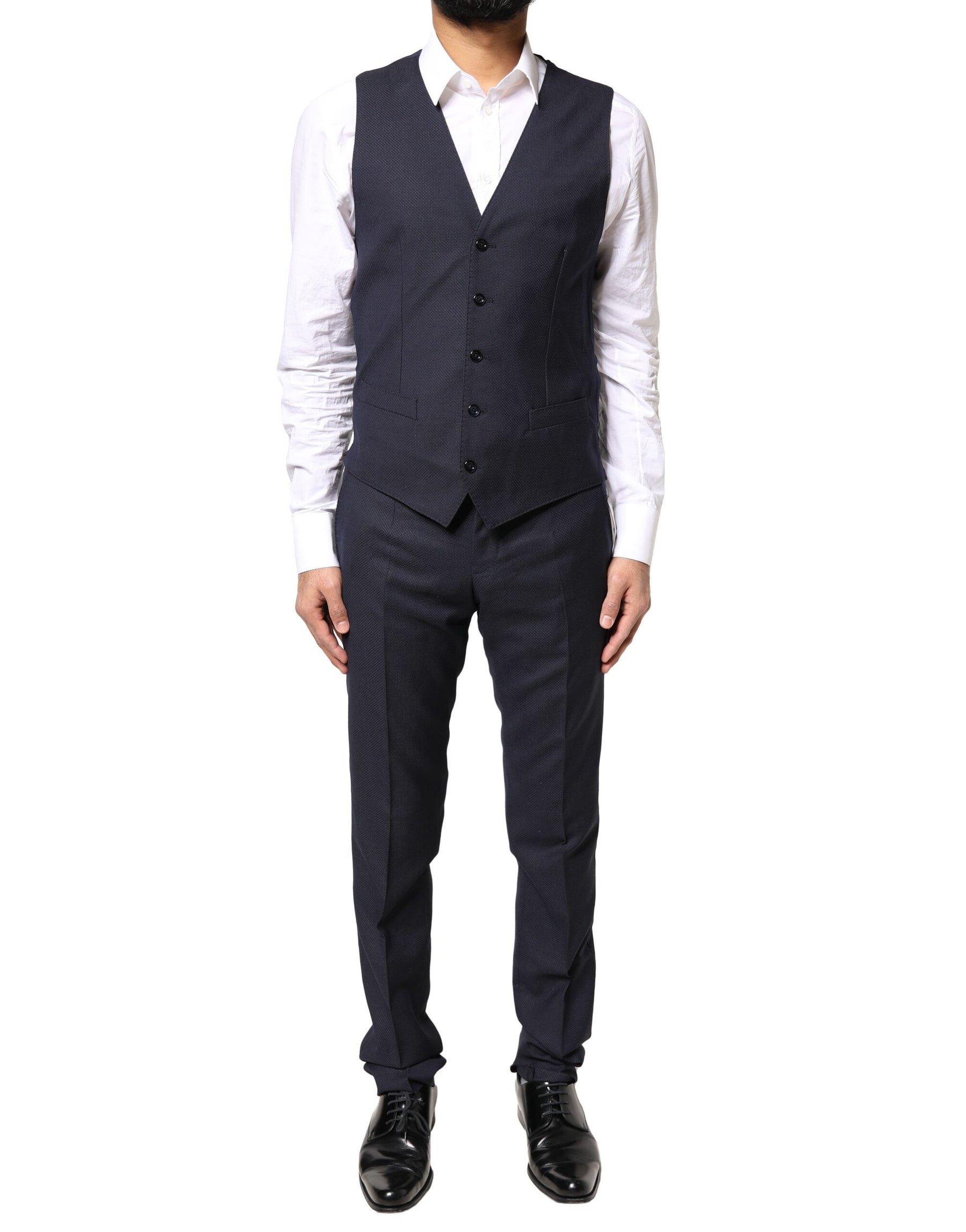 Dolce & Gabbana Black Fantasy MARTINI 3 Piece Formal Suit | Regal Royce